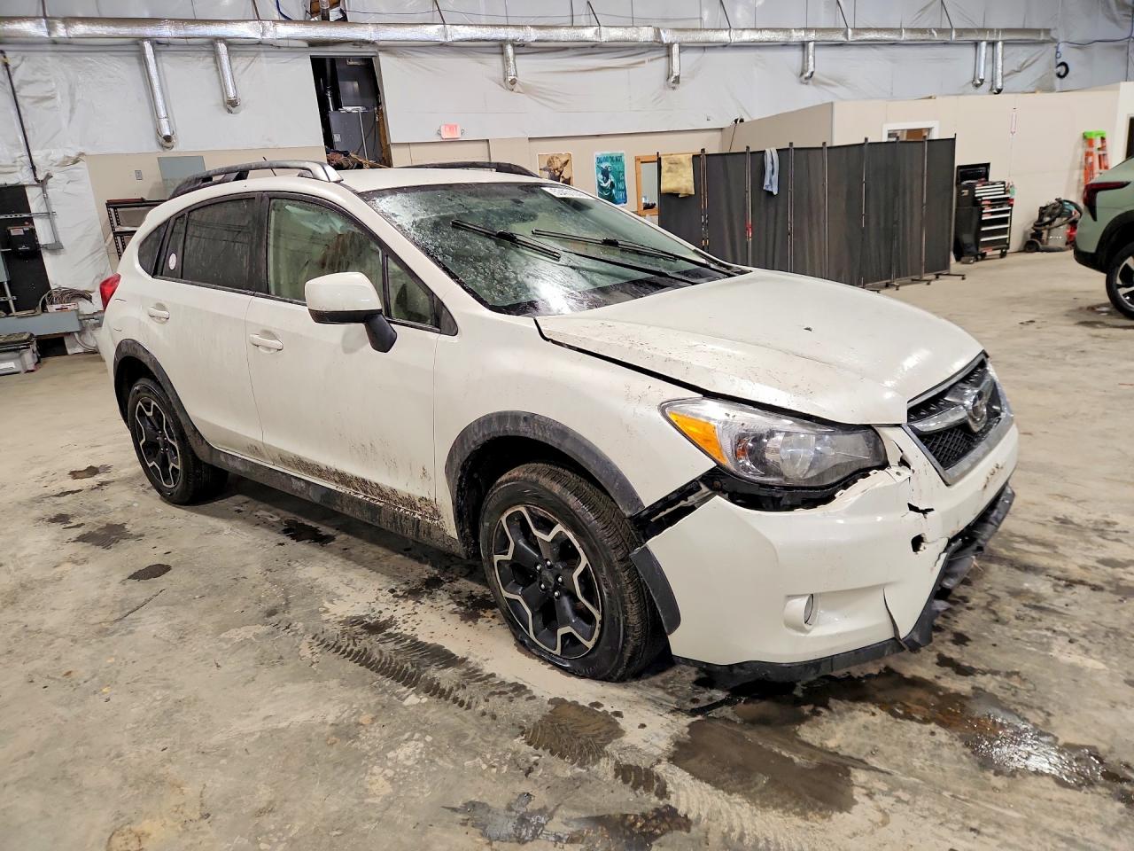 2014 Subaru Xv Crosstrek 2.0 Premium White vin: JF2GPACC1E9342244