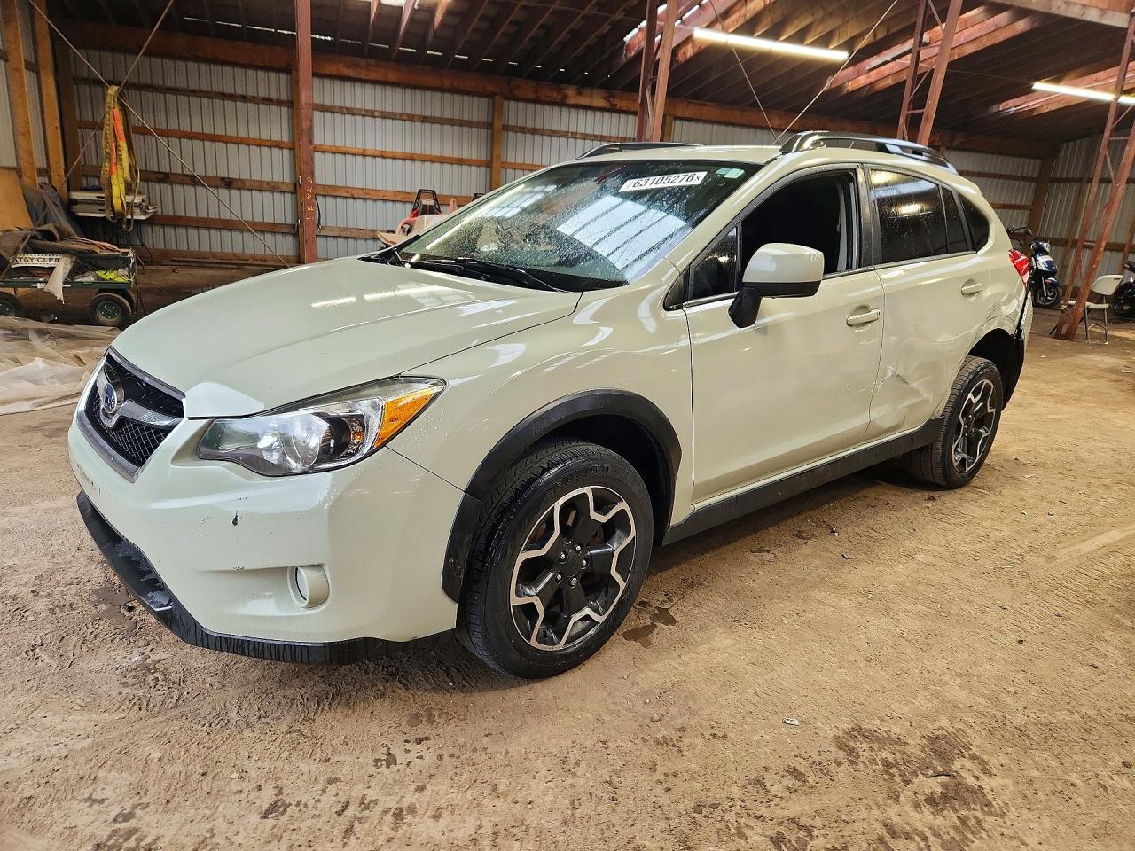 2014 Subaru Xv Crosstrek 2.0 Premium Beige vin: JF2GPACC1EH337888