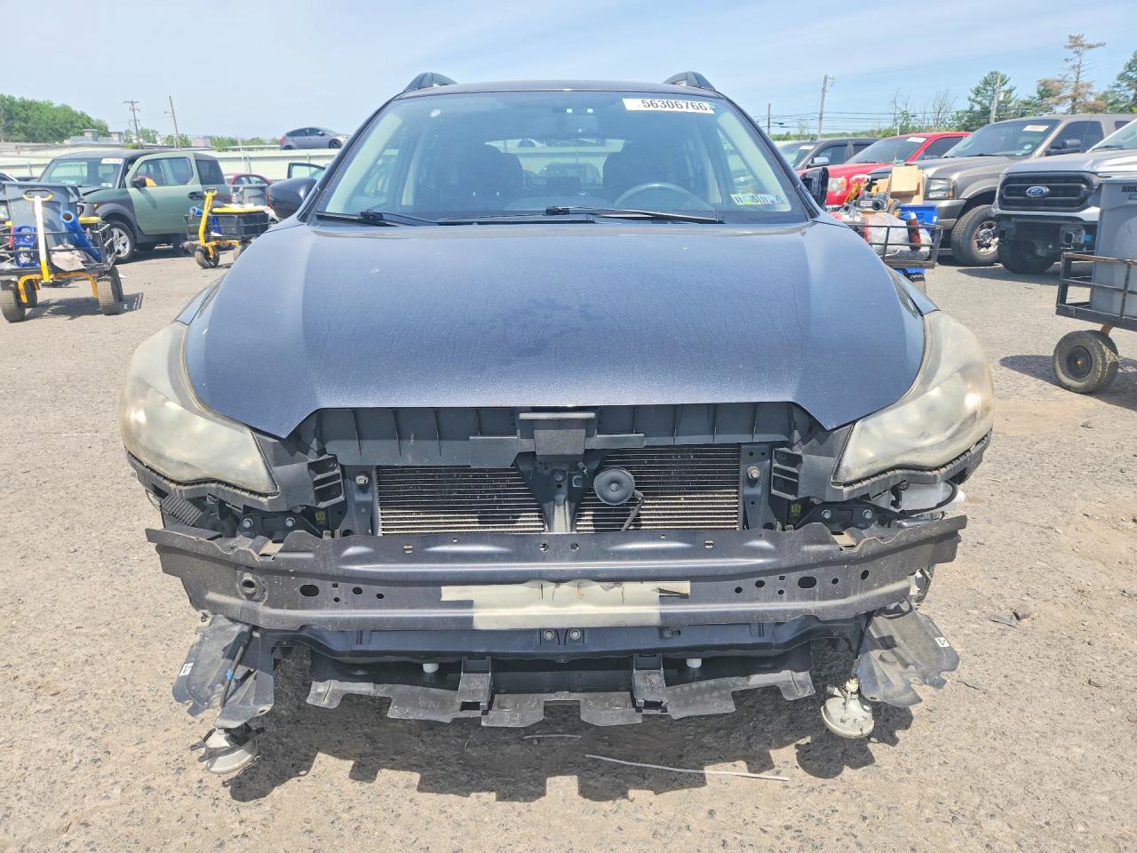2015 Subaru Xv Crosstrek 2.0 Premium Gray vin: JF2GPACC1F8254883