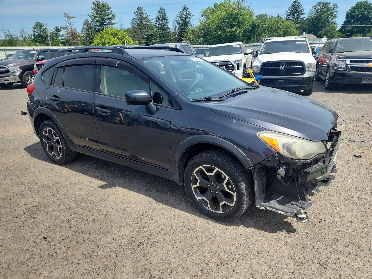 2015 Subaru Xv Crosstrek 2.0 Premium Gray vin: JF2GPACC1F8254883