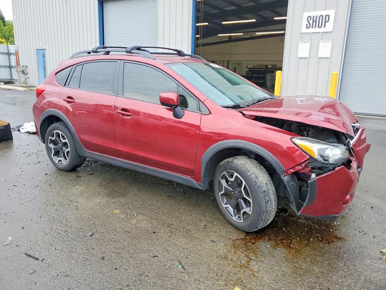 2015 Subaru Xv Crosstrek 2.0 Premium Red vin: JF2GPACC1F8301670
