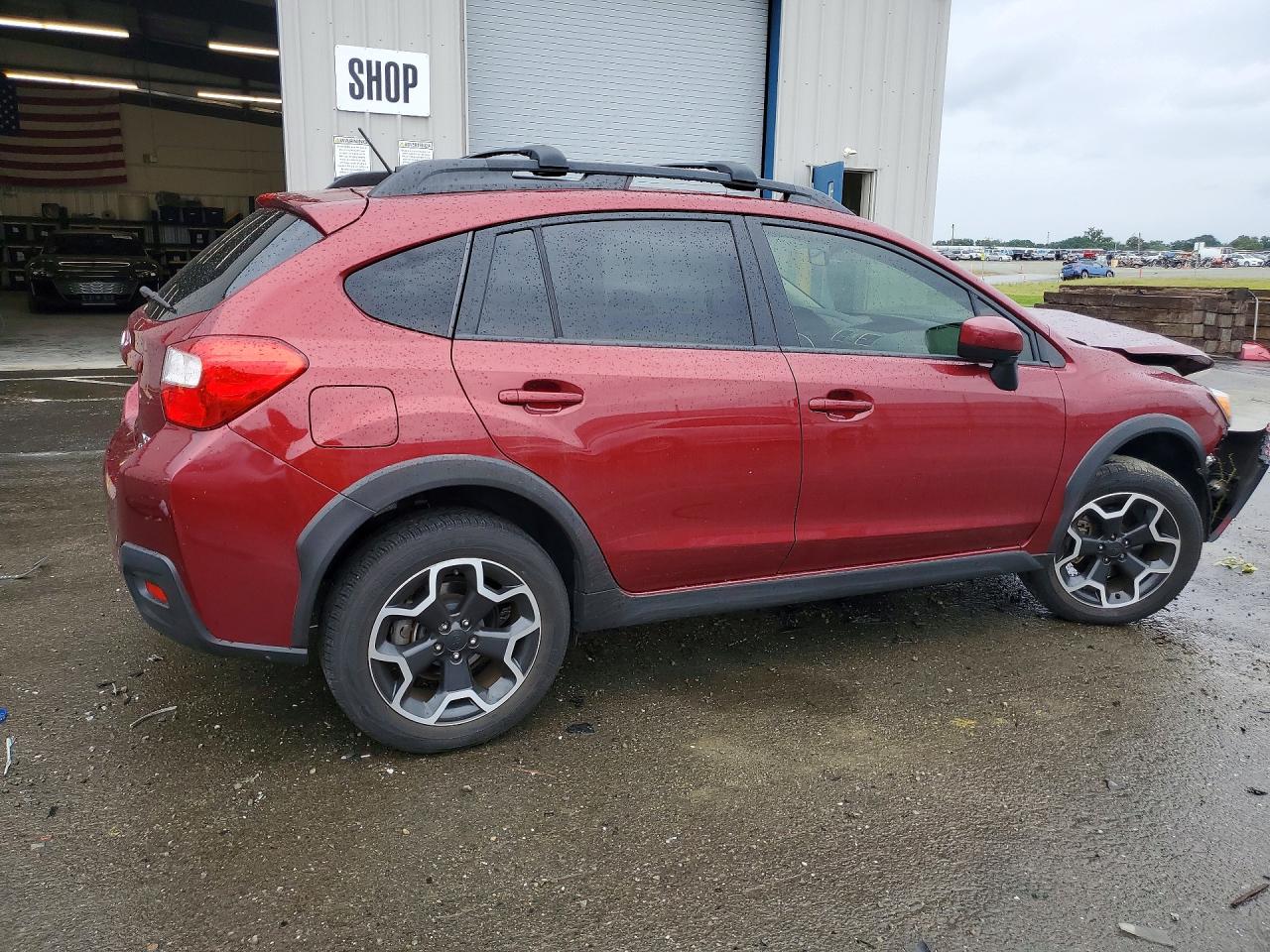 2015 Subaru Xv Crosstrek 2.0 Premium Red vin: JF2GPACC1F8301670