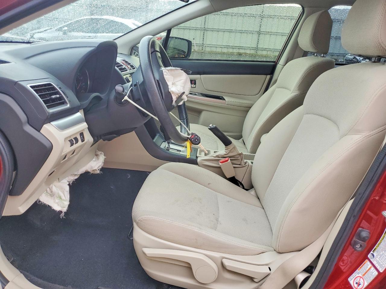 2015 Subaru Xv Crosstrek 2.0 Premium Red vin: JF2GPACC1F8301670