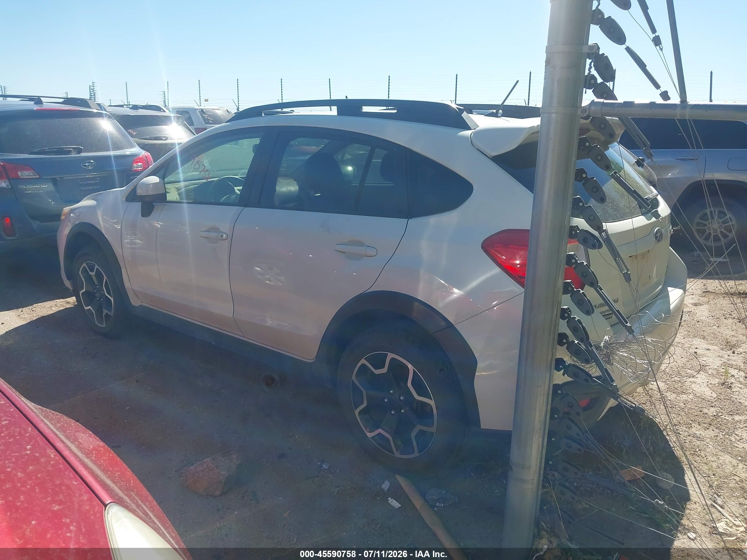 2015 Subaru Xv Crosstrek 2.0i Premium White vin: JF2GPACC1F9218654