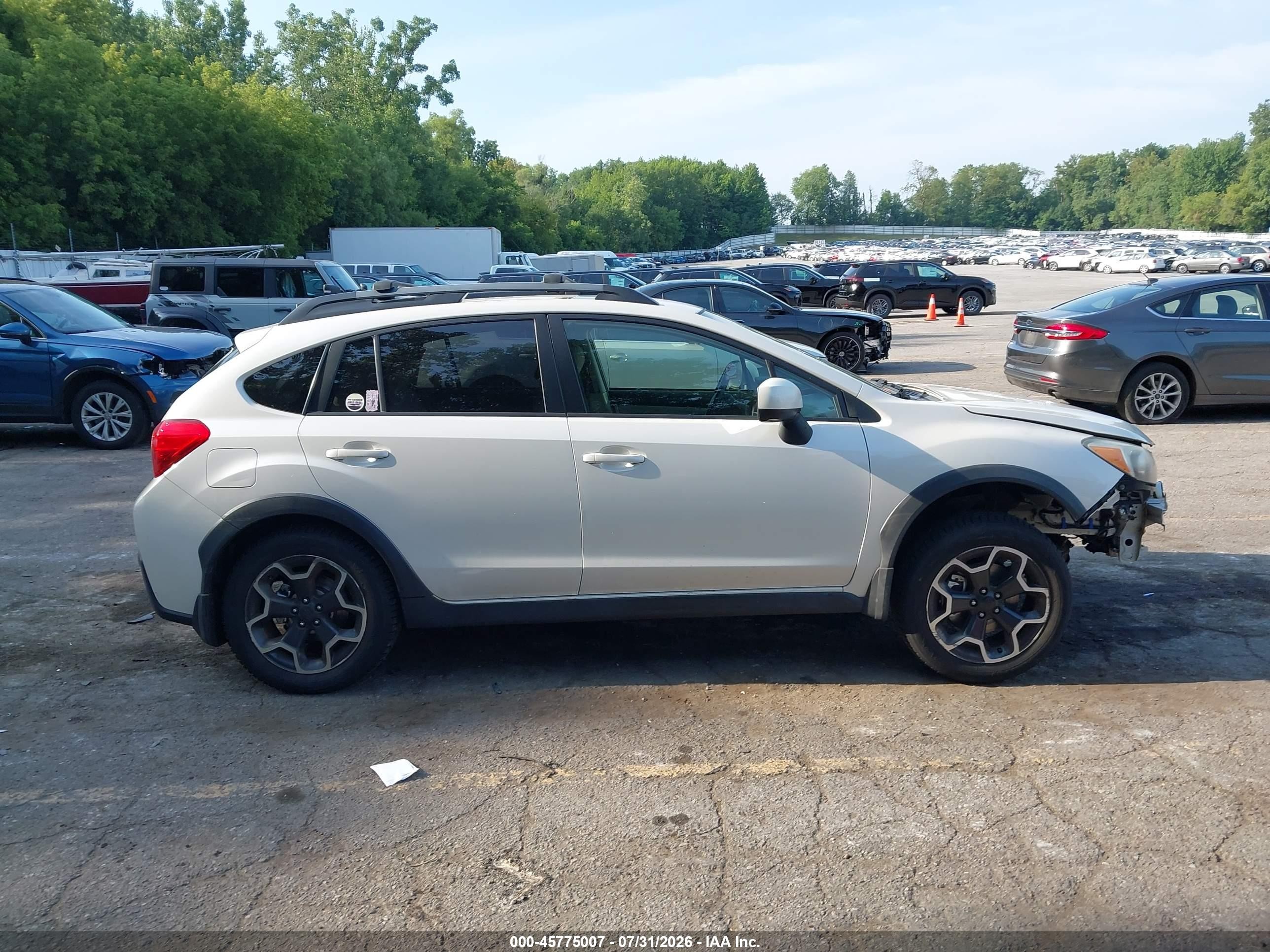 2013 Subaru Xv Crosstrek 2.0i Premium White vin: JF2GPACC2D1840353