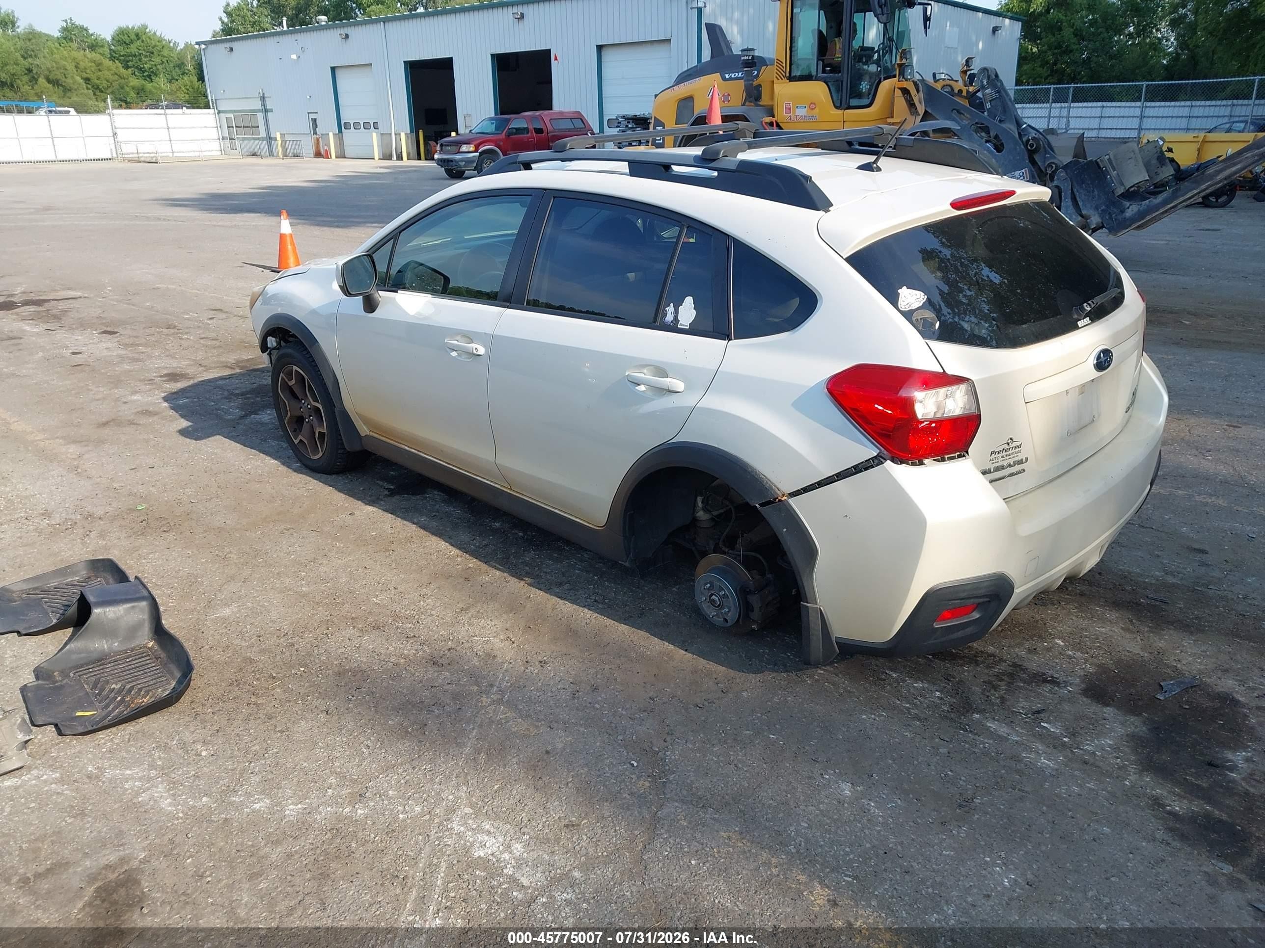 2013 Subaru Xv Crosstrek 2.0i Premium White vin: JF2GPACC2D1840353