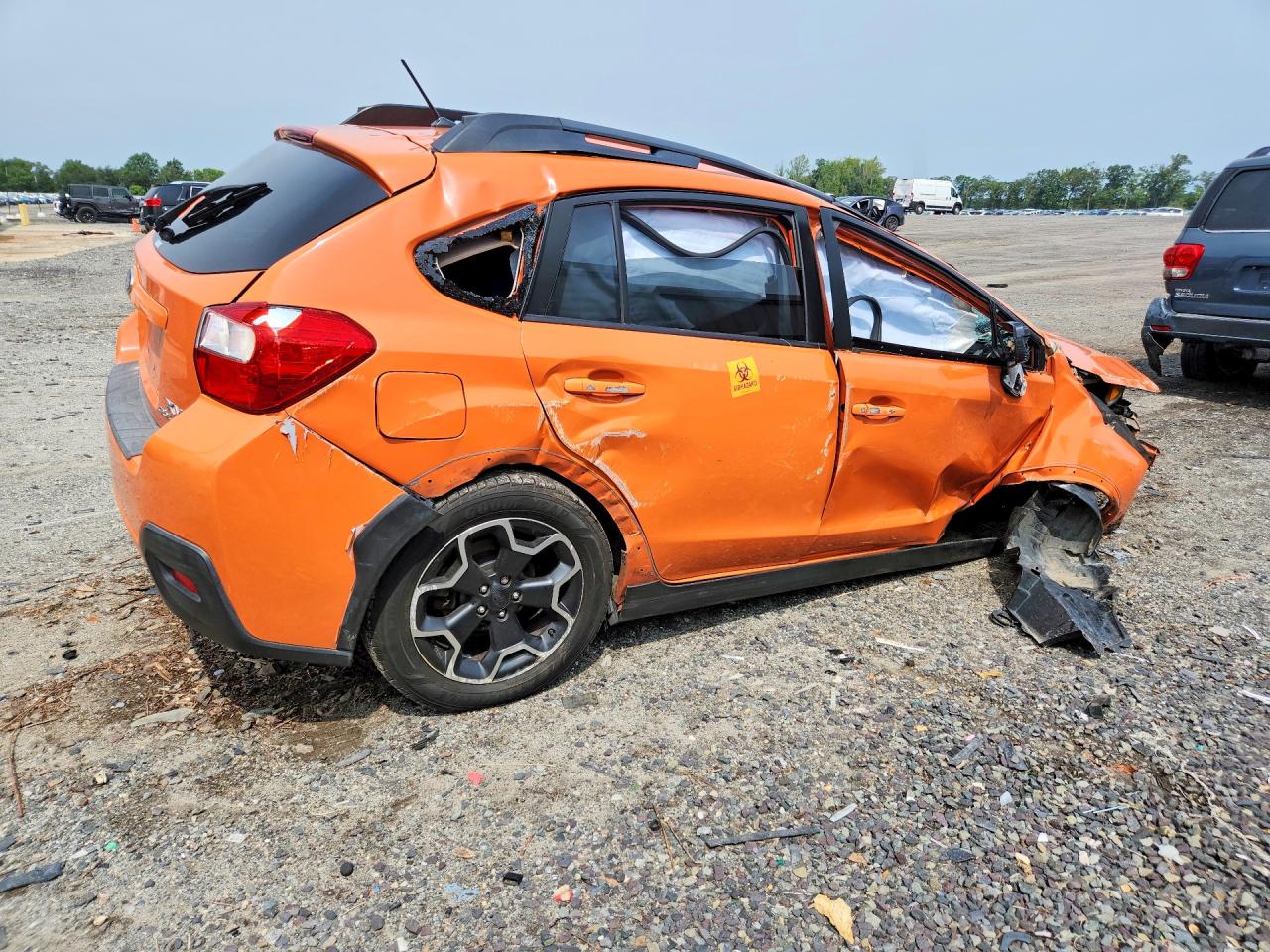 2013 Subaru Xv Crosstrek 2.0 Premium Orange vin: JF2GPACC2D2855879