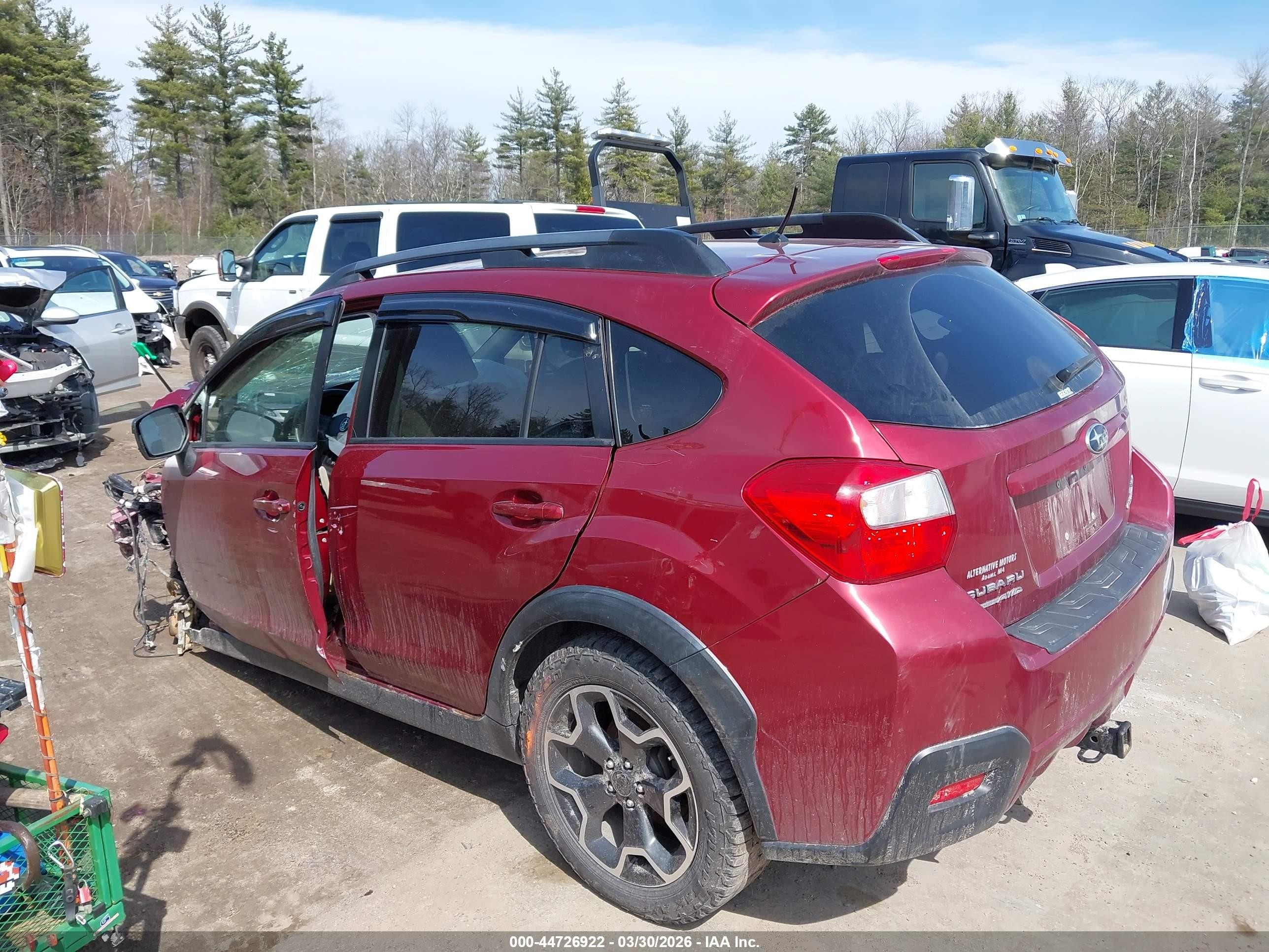 2013 Subaru Xv Crosstrek 2.0i Premium Red vin: JF2GPACC2D2865683