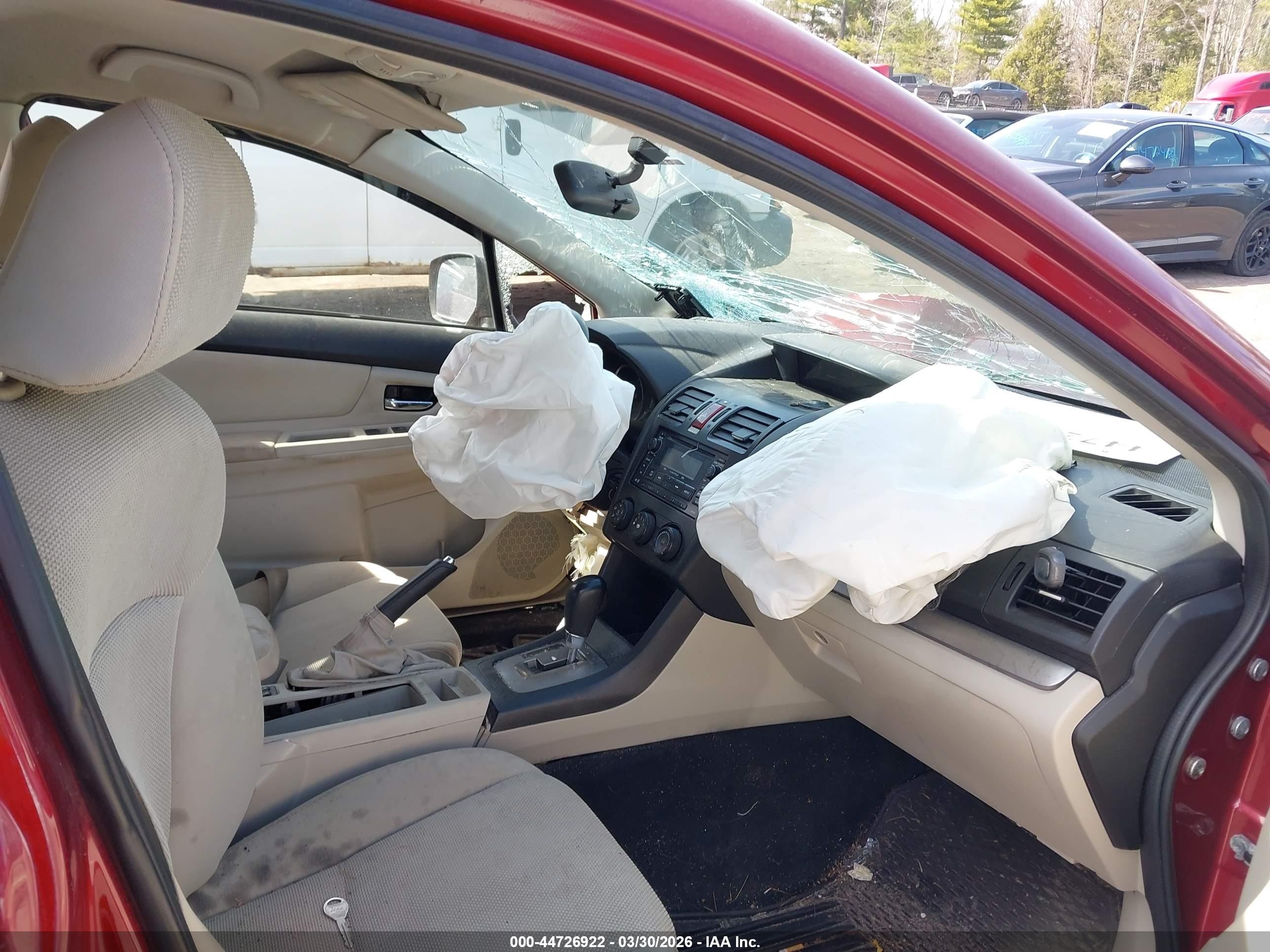 2013 Subaru Xv Crosstrek 2.0i Premium Red vin: JF2GPACC2D2865683
