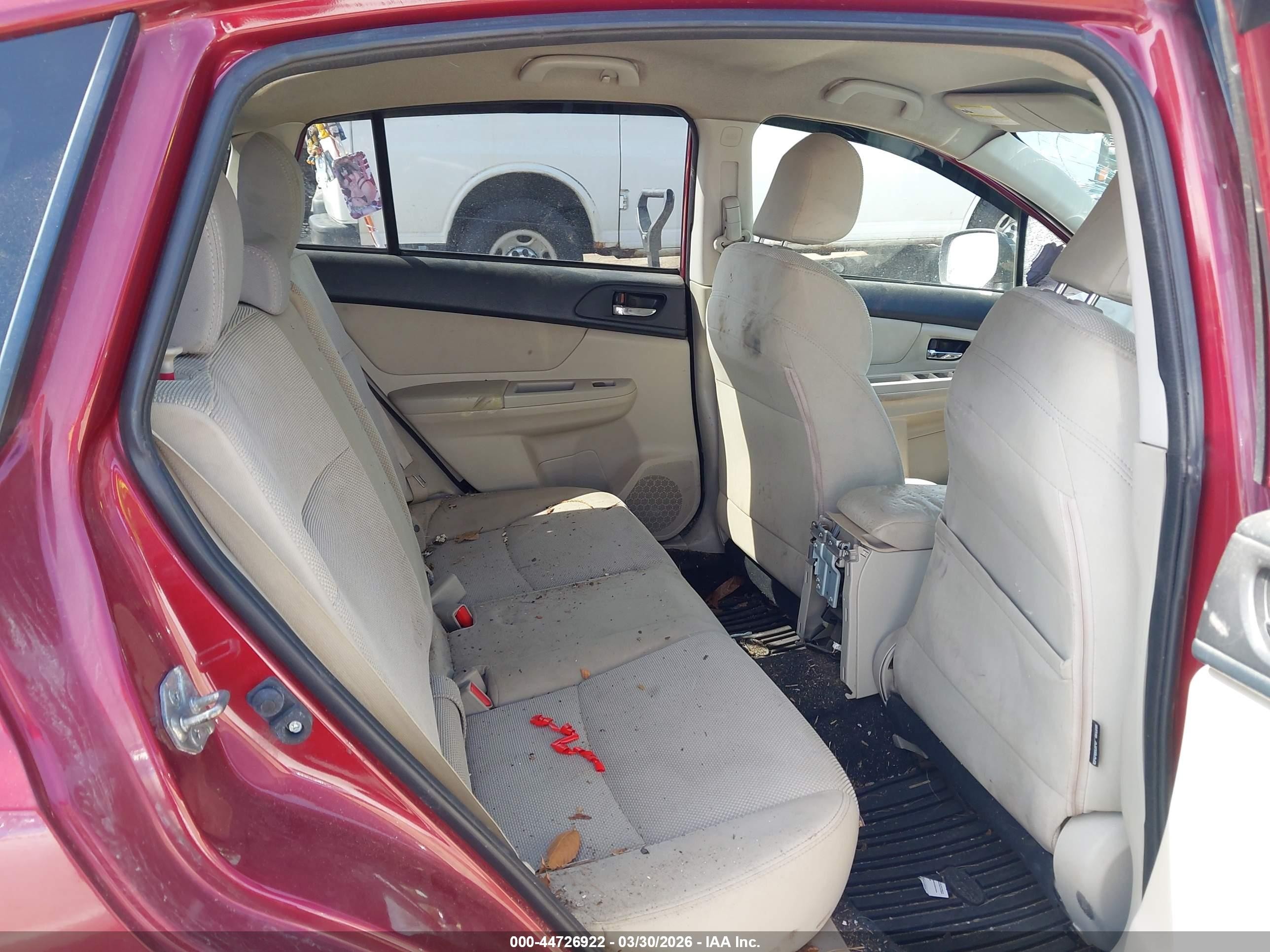 2013 Subaru Xv Crosstrek 2.0i Premium Red vin: JF2GPACC2D2865683