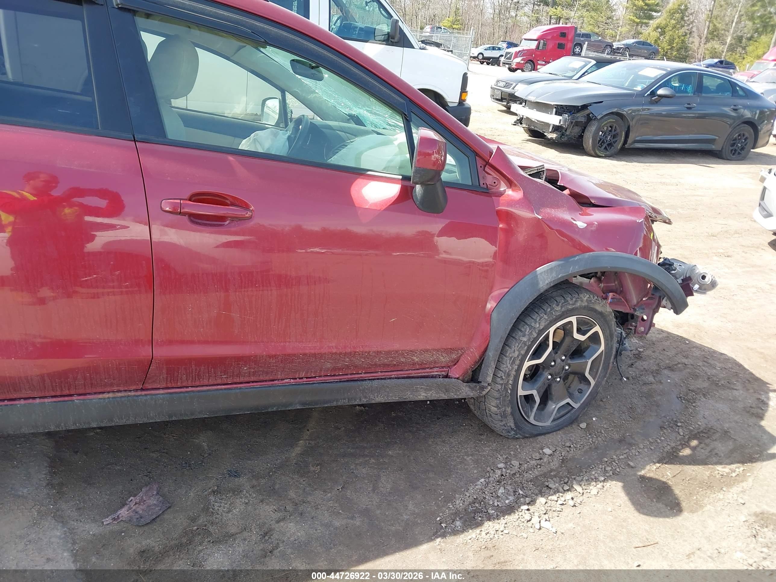 2013 Subaru Xv Crosstrek 2.0i Premium Red vin: JF2GPACC2D2865683