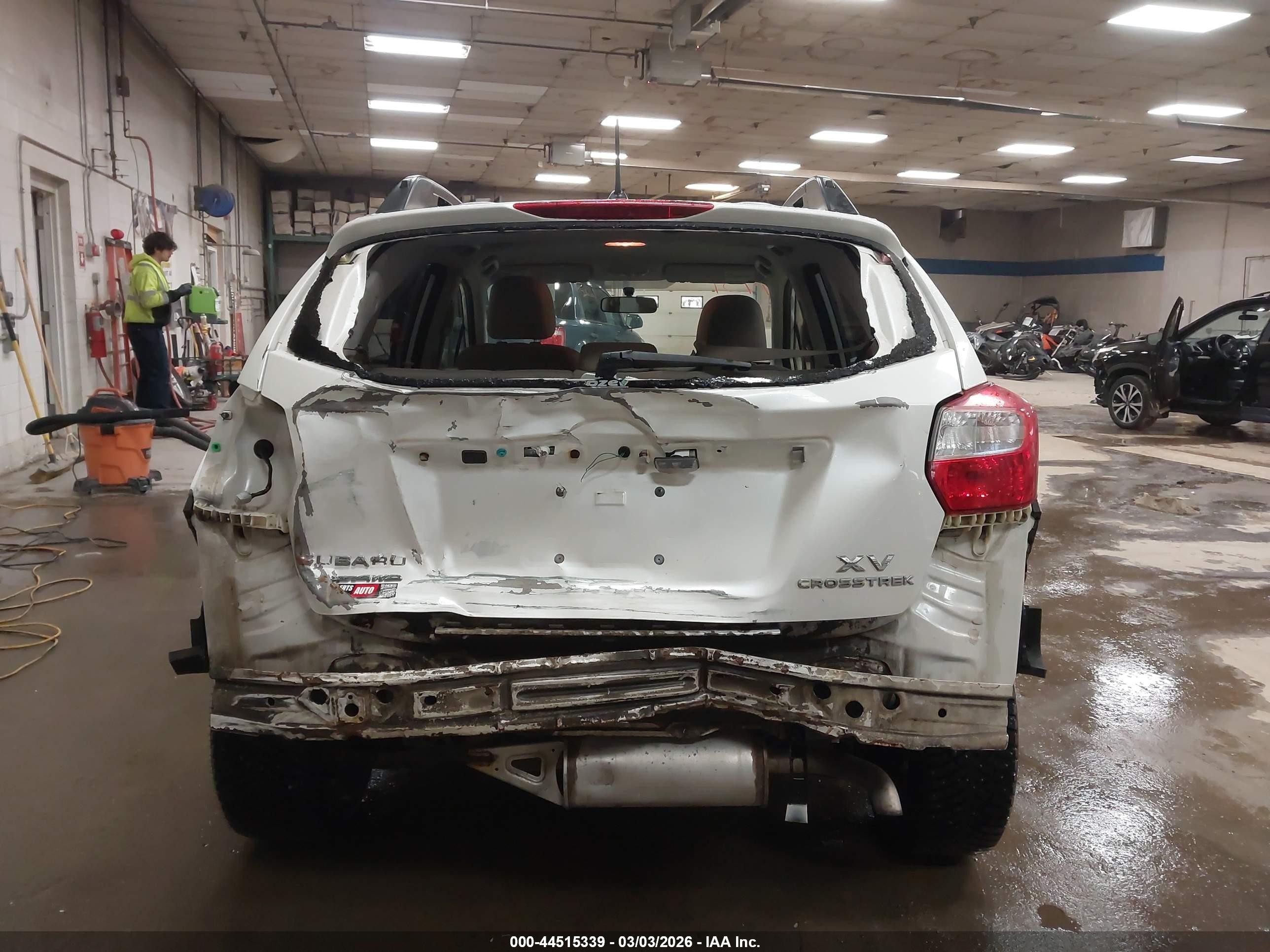 2013 Subaru Xv Crosstrek 2.0i Premium White vin: JF2GPACC2DG852516
