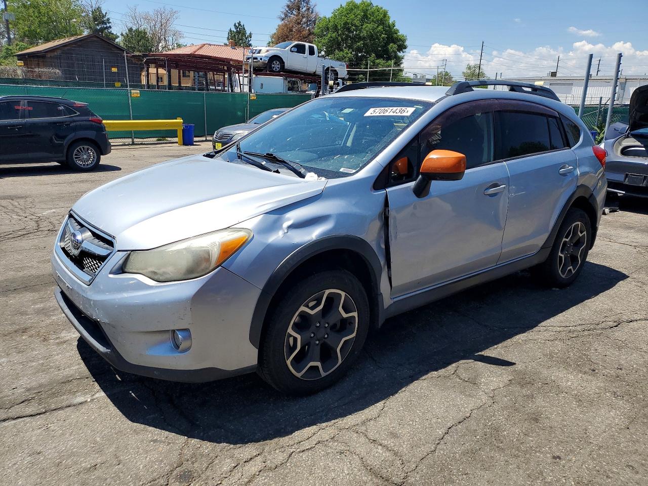 2014 Subaru Xv Crosstrek 2.0 Premium Silver vin: JF2GPACC2E8221681