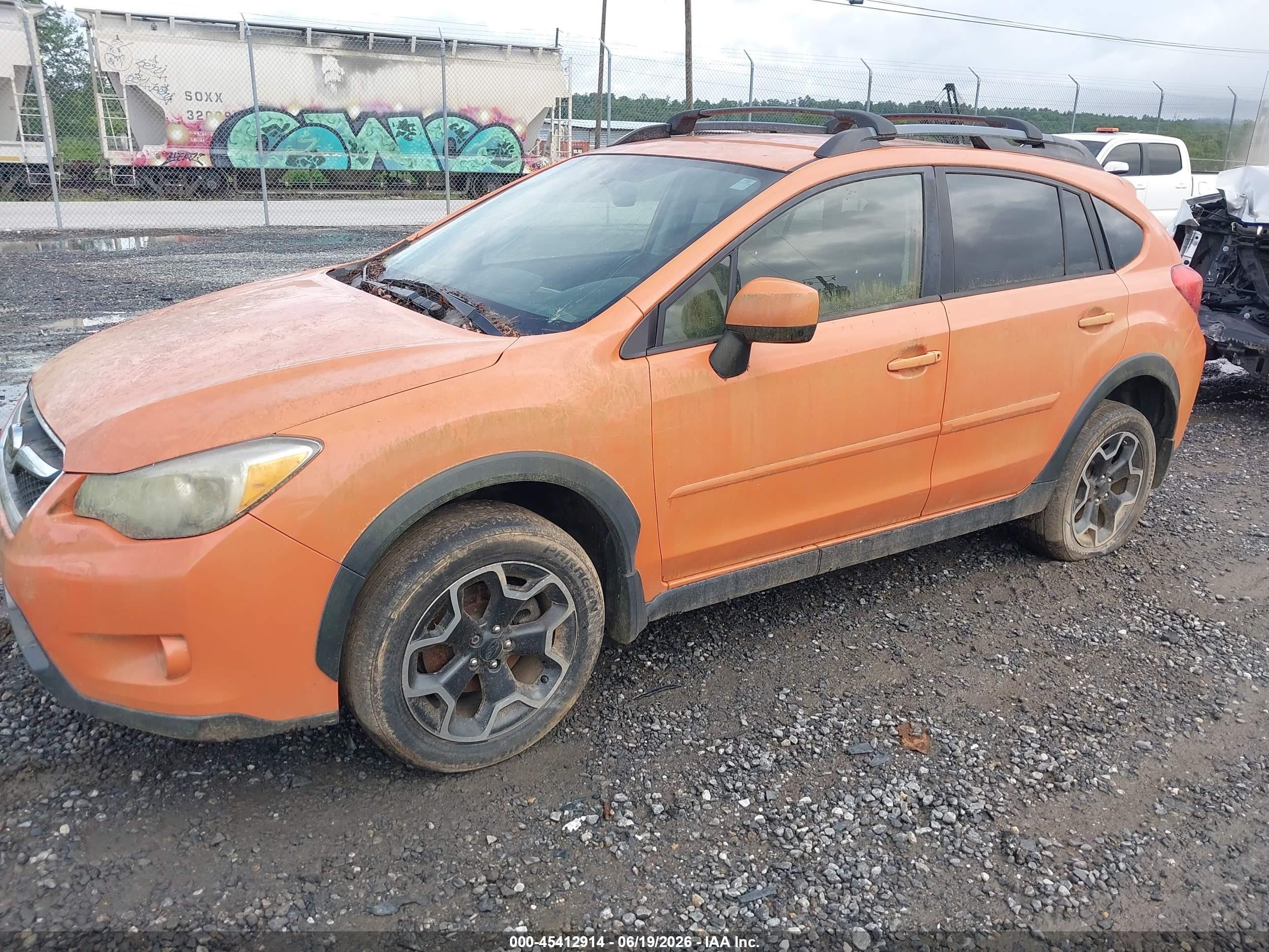 2014 Subaru Xv Crosstrek 2.0i Premium Orange vin: JF2GPACC2E8247116
