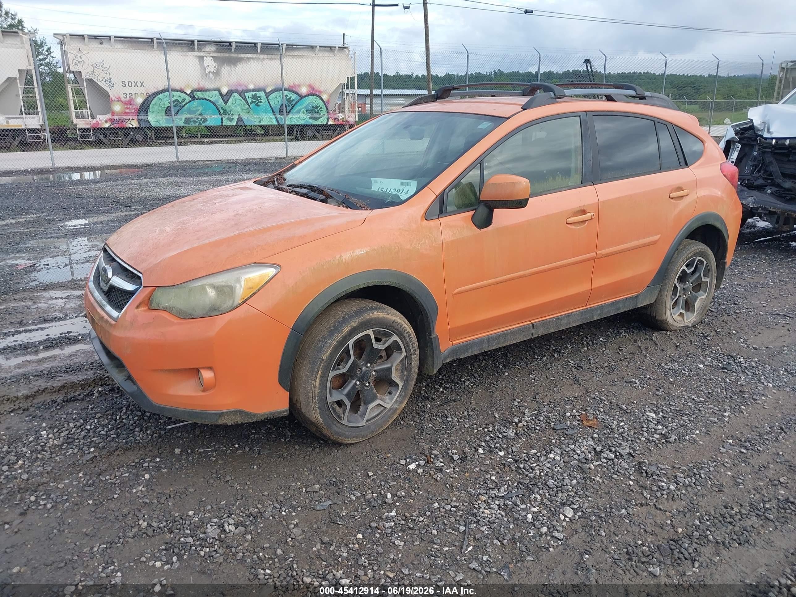 2014 Subaru Xv Crosstrek 2.0i Premium Orange vin: JF2GPACC2E8247116