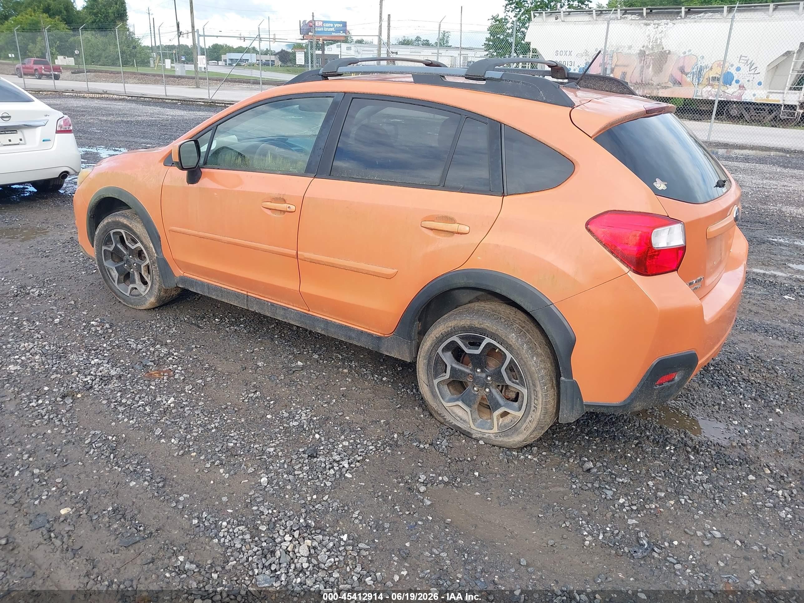 2014 Subaru Xv Crosstrek 2.0i Premium Orange vin: JF2GPACC2E8247116