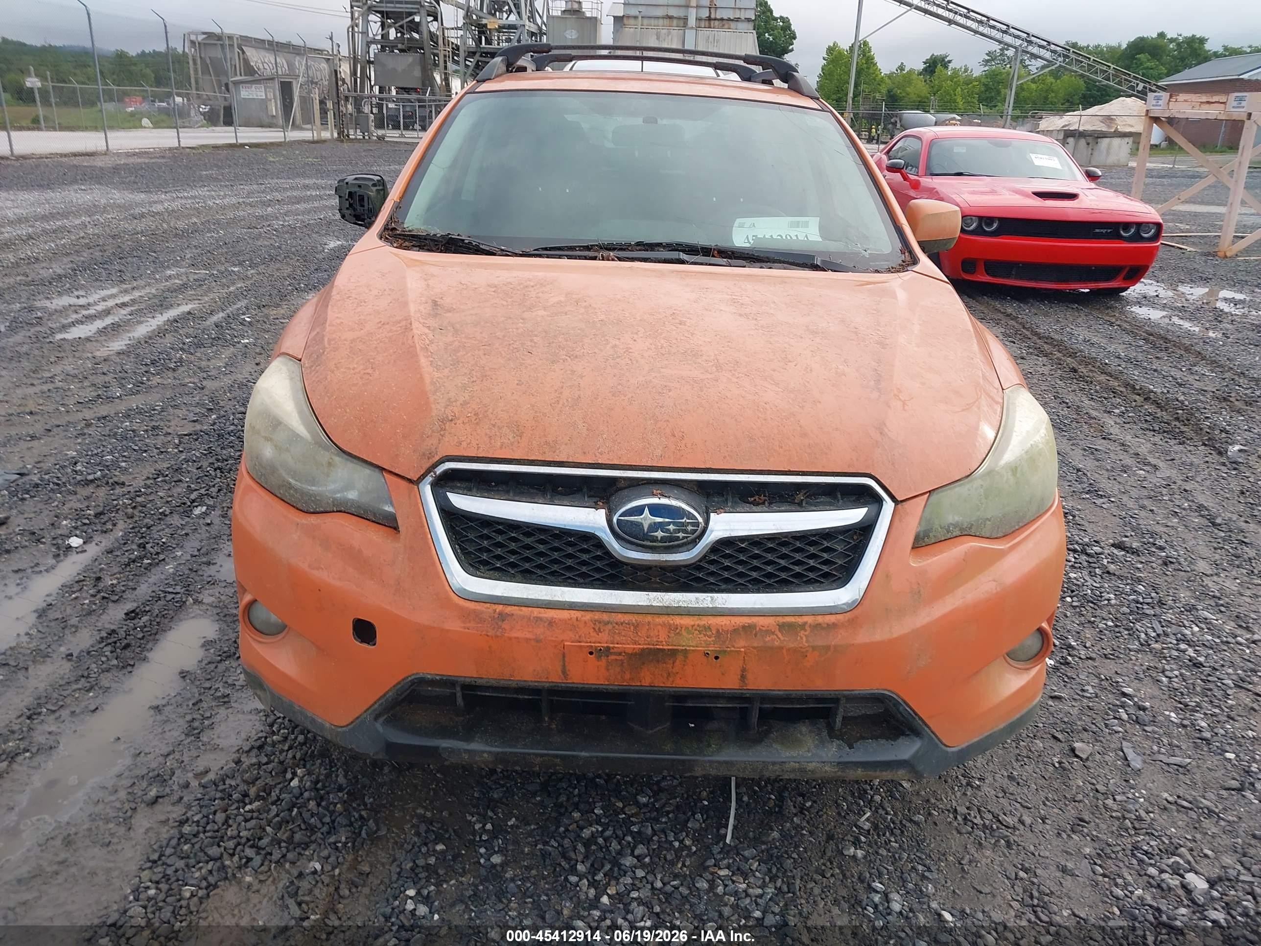 2014 Subaru Xv Crosstrek 2.0i Premium Orange vin: JF2GPACC2E8247116