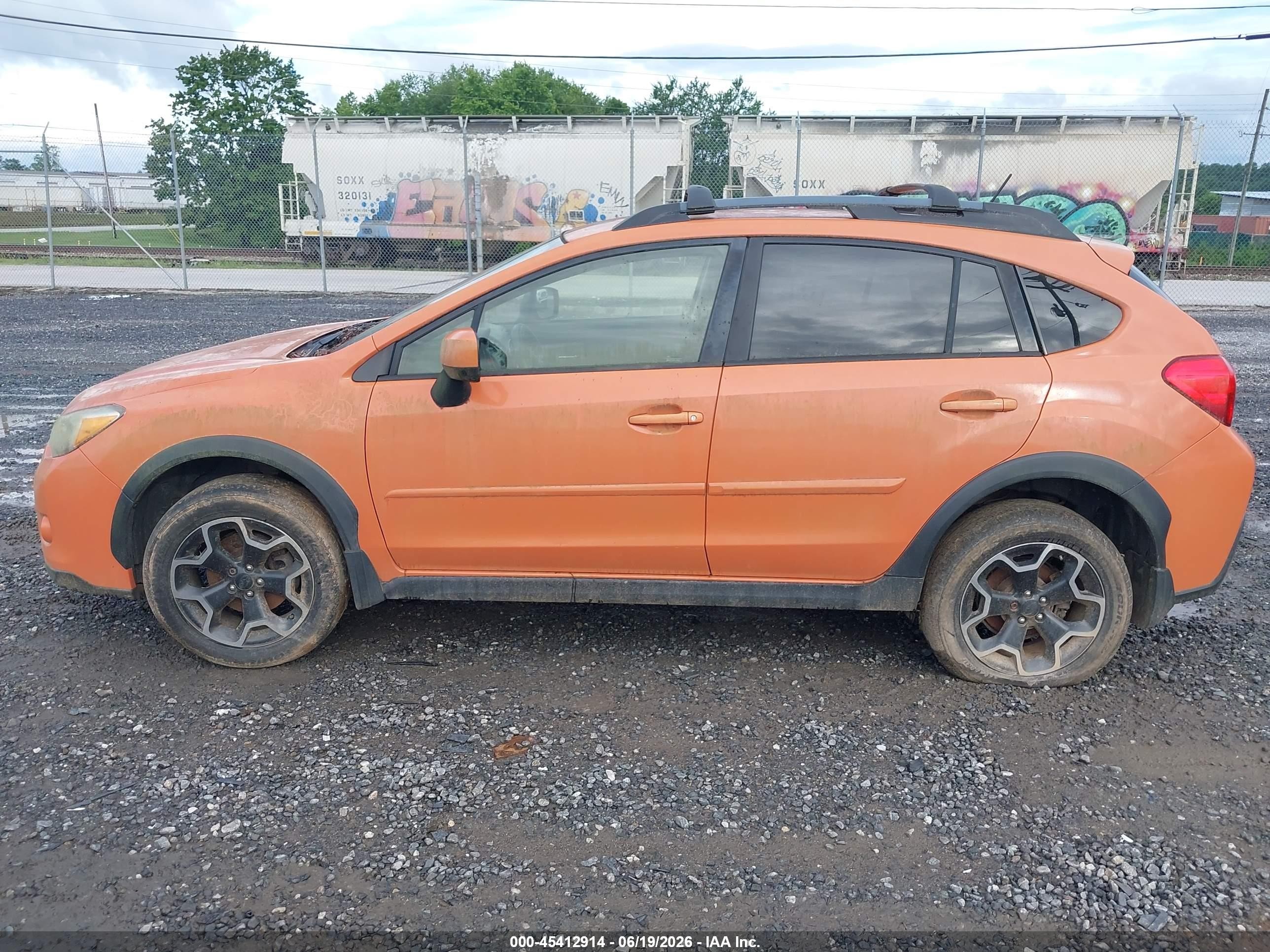 2014 Subaru Xv Crosstrek 2.0i Premium Orange vin: JF2GPACC2E8247116