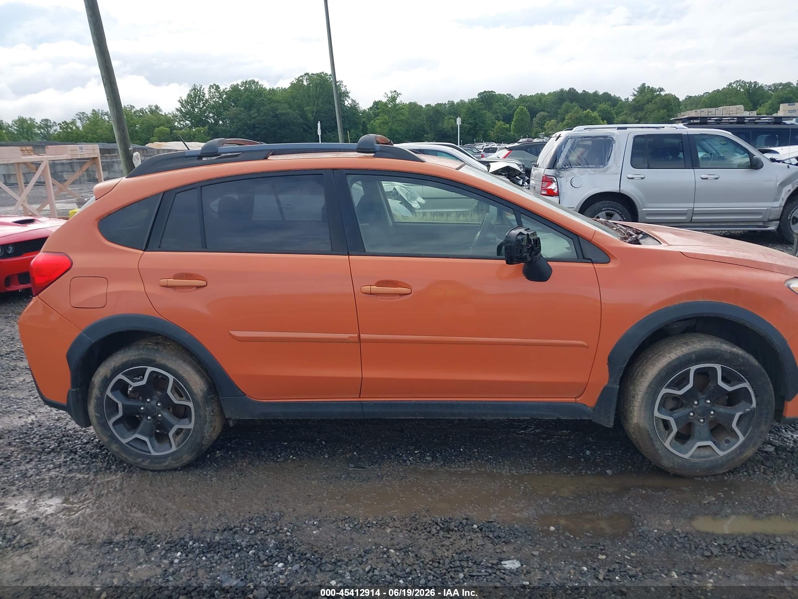 2014 Subaru Xv Crosstrek 2.0i Premium Orange vin: JF2GPACC2E8247116