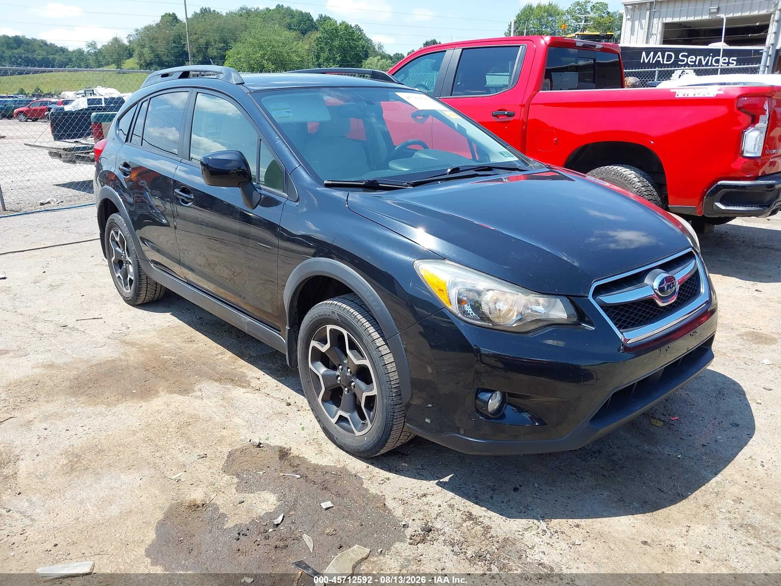 2014 Subaru Xv Crosstrek 2.0i Premium Black vin: JF2GPACC2E8286126