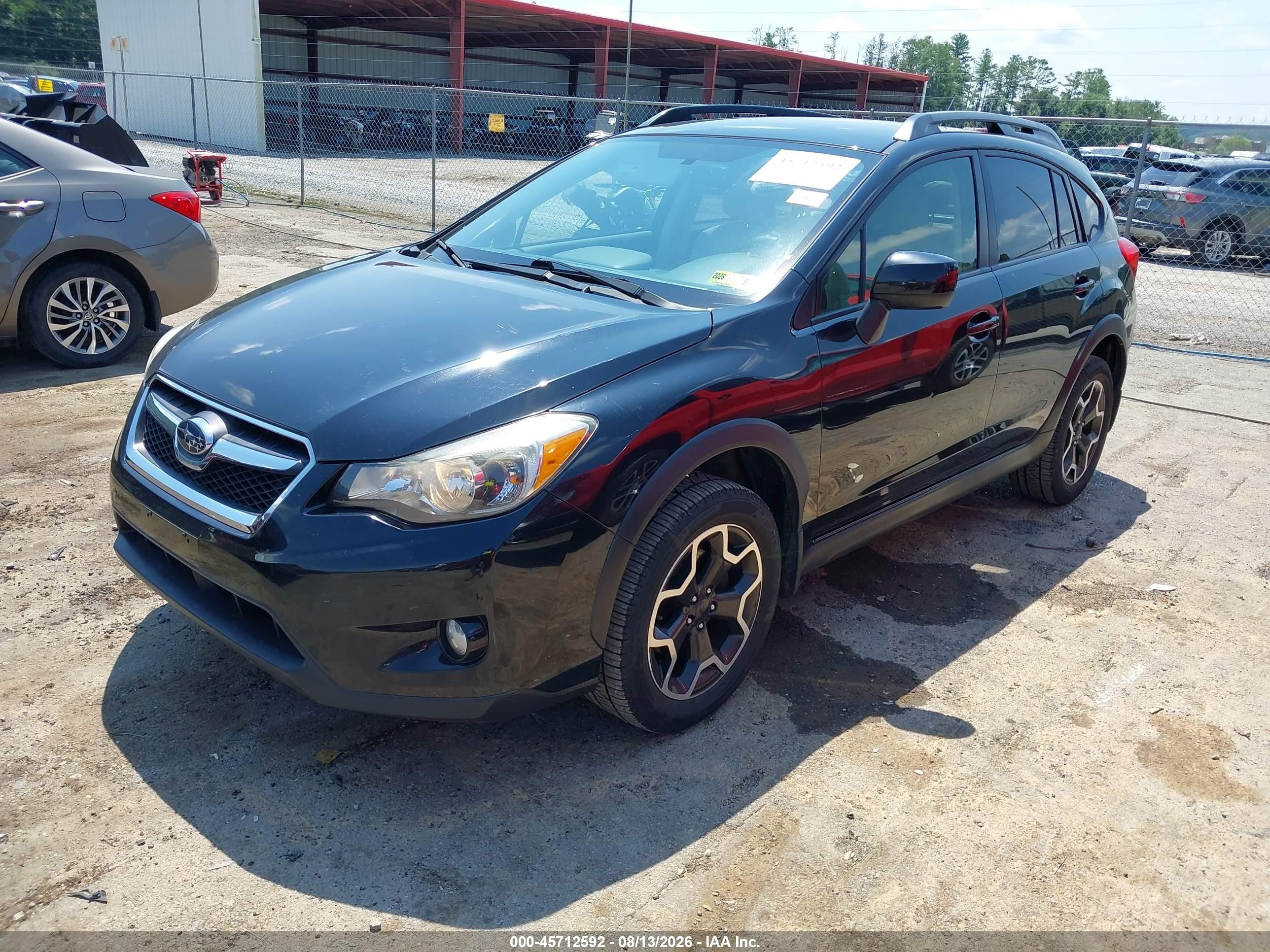 2014 Subaru Xv Crosstrek 2.0i Premium Black vin: JF2GPACC2E8286126