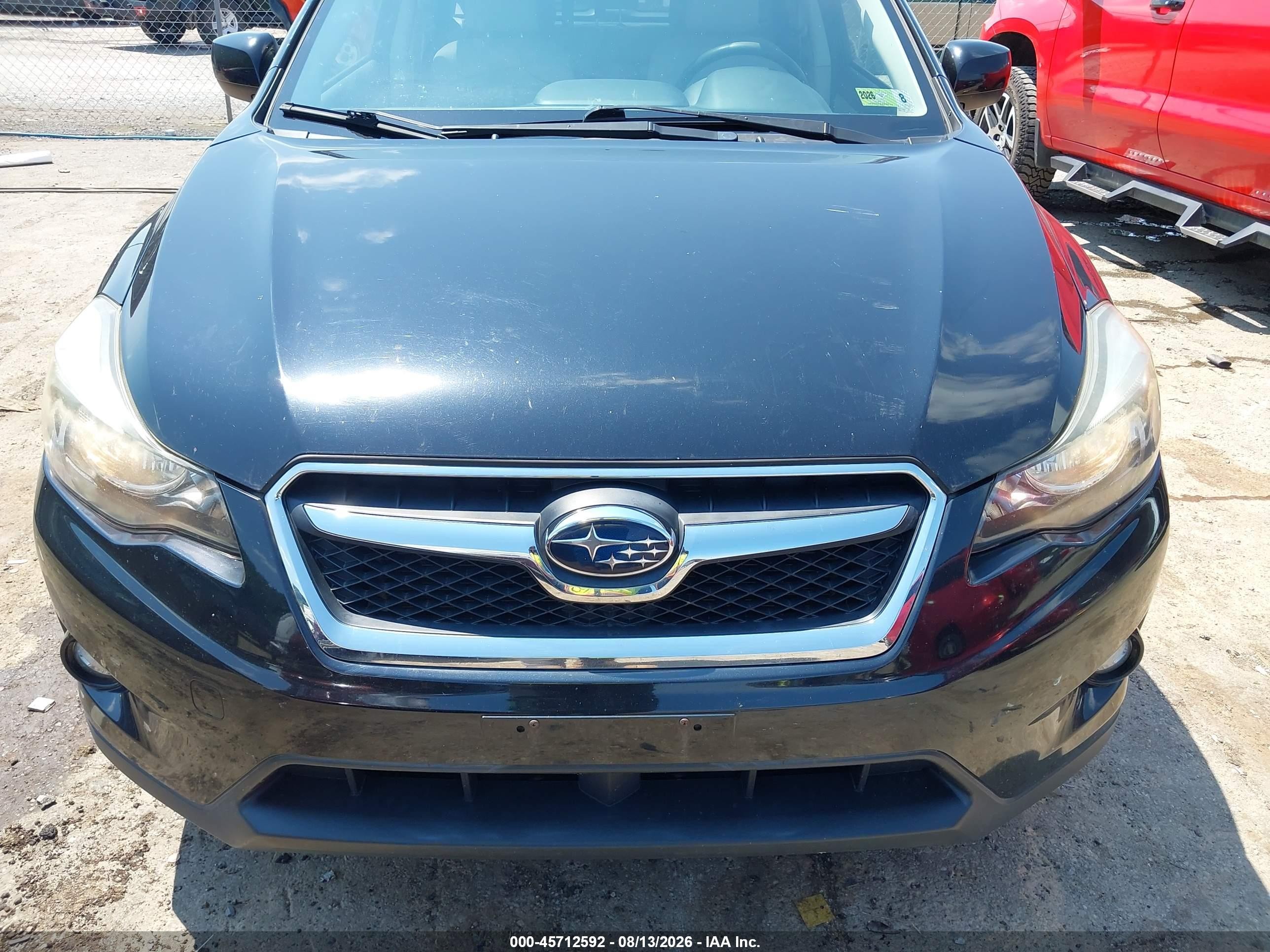 2014 Subaru Xv Crosstrek 2.0i Premium Black vin: JF2GPACC2E8286126