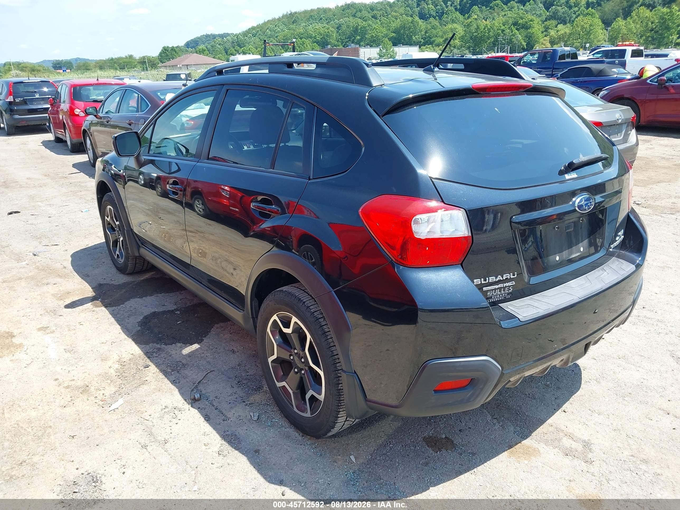 2014 Subaru Xv Crosstrek 2.0i Premium Black vin: JF2GPACC2E8286126