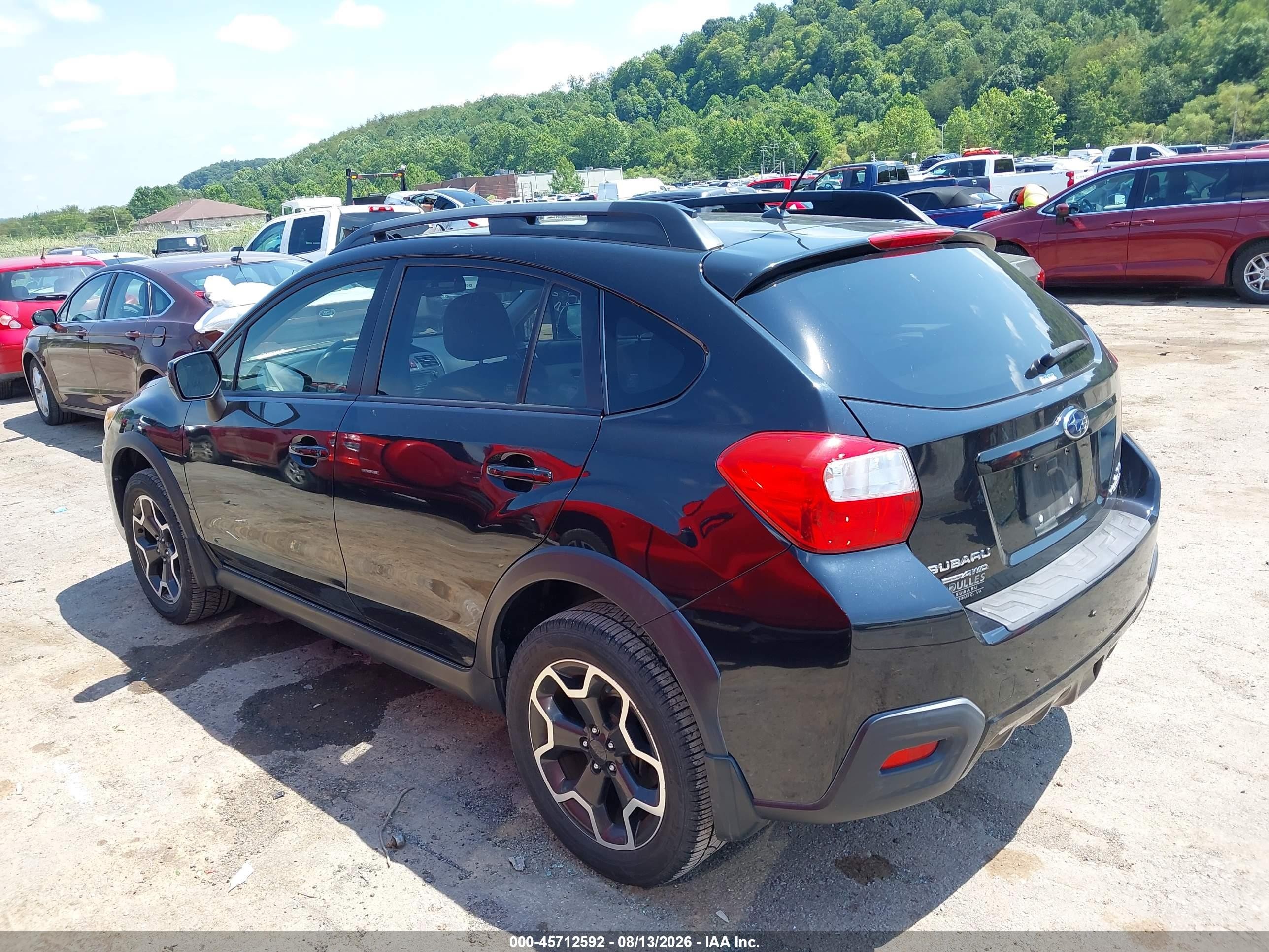 2014 Subaru Xv Crosstrek 2.0i Premium Black vin: JF2GPACC2E8286126