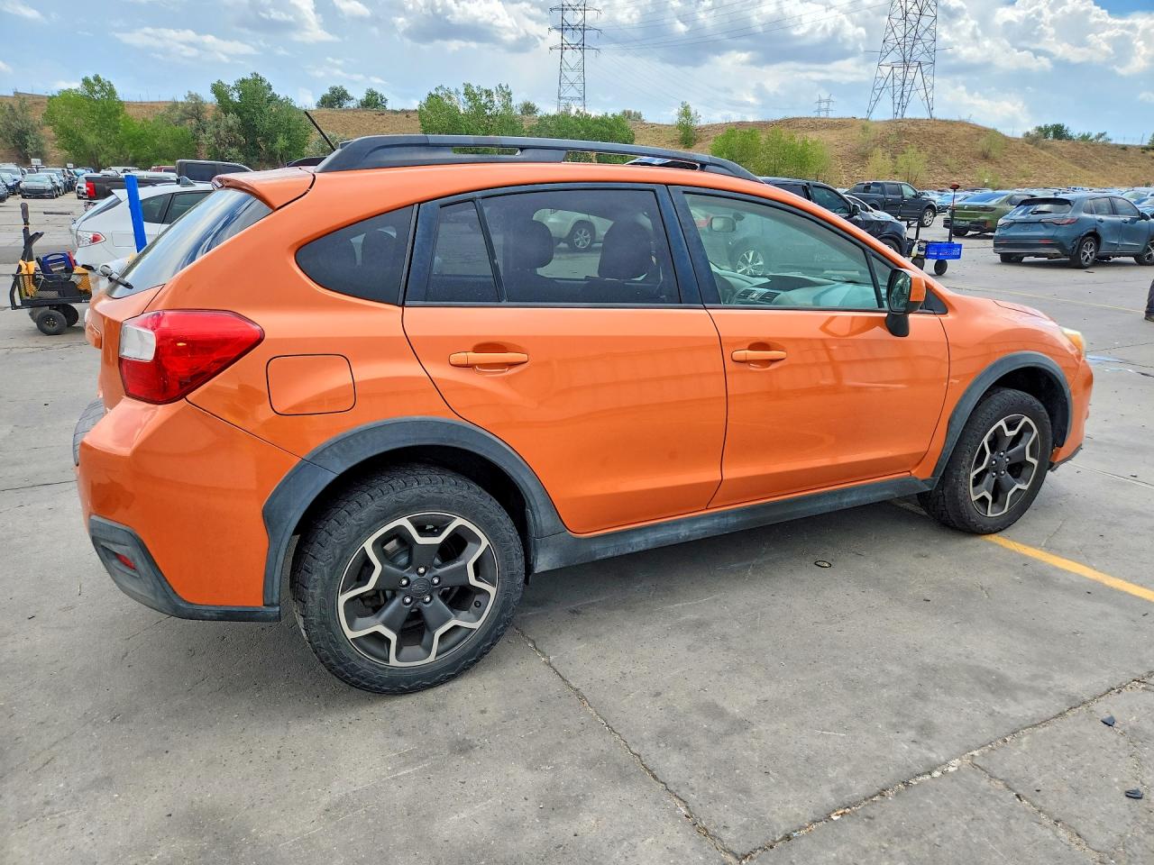 2014 Subaru Xv Crosstrek 2.0 Premium Оранжевый vin: JF2GPACC2E8301143