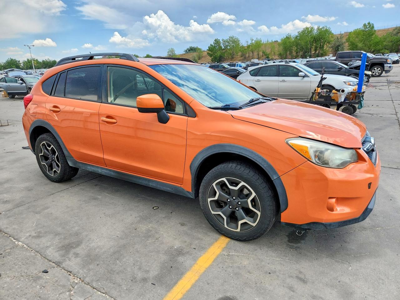 2014 Subaru Xv Crosstrek 2.0 Premium Оранжевый vin: JF2GPACC2E8301143