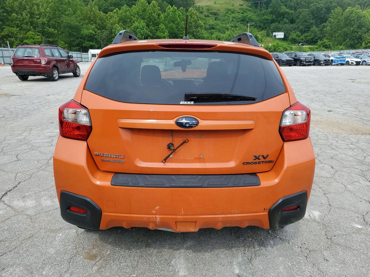 2014 Subaru Xv Crosstrek 2.0 Premium Orange vin: JF2GPACC2E9345007