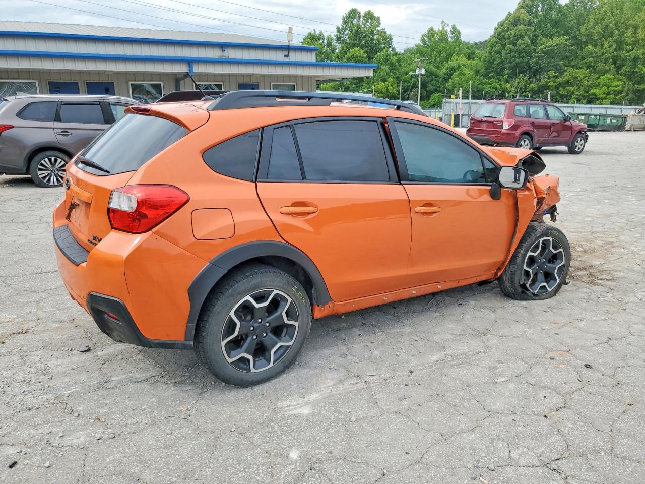 2014 Subaru Xv Crosstrek 2.0 Premium Orange vin: JF2GPACC2E9345007