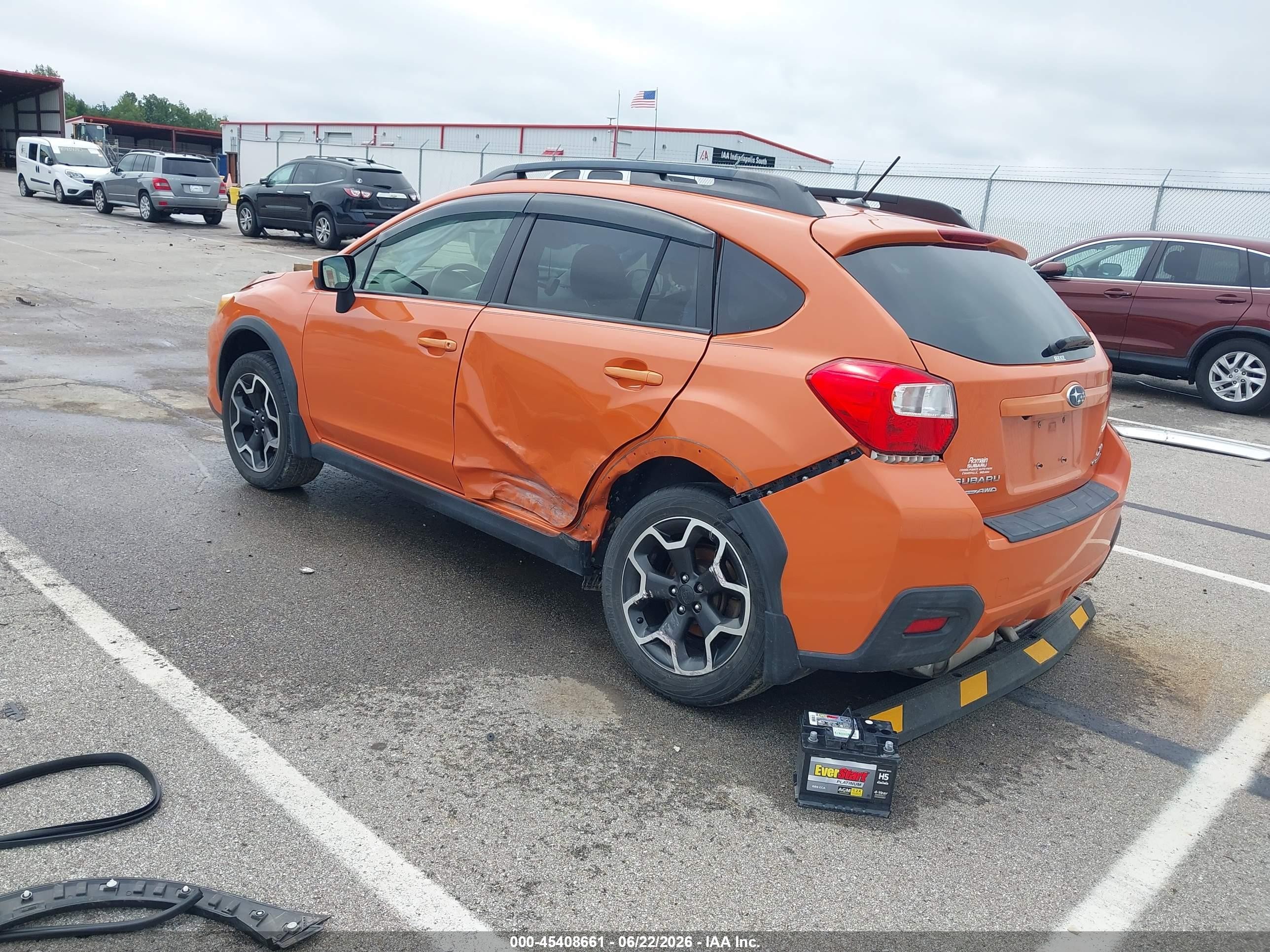 2015 Subaru Xv Crosstrek 2.0i Premium Оранжевый vin: JF2GPACC2F8238580