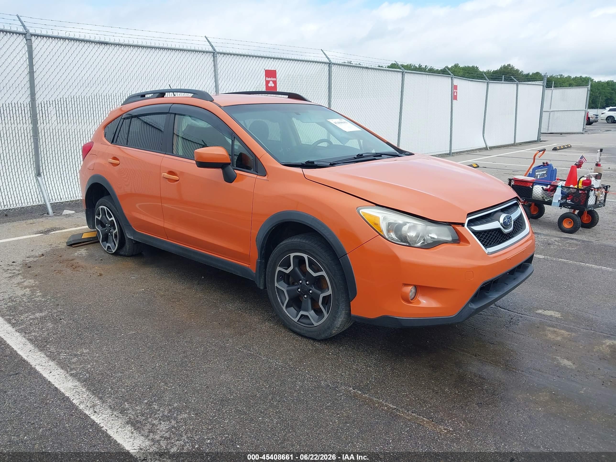 2015 Subaru Xv Crosstrek 2.0i Premium Orange vin: JF2GPACC2F8238580