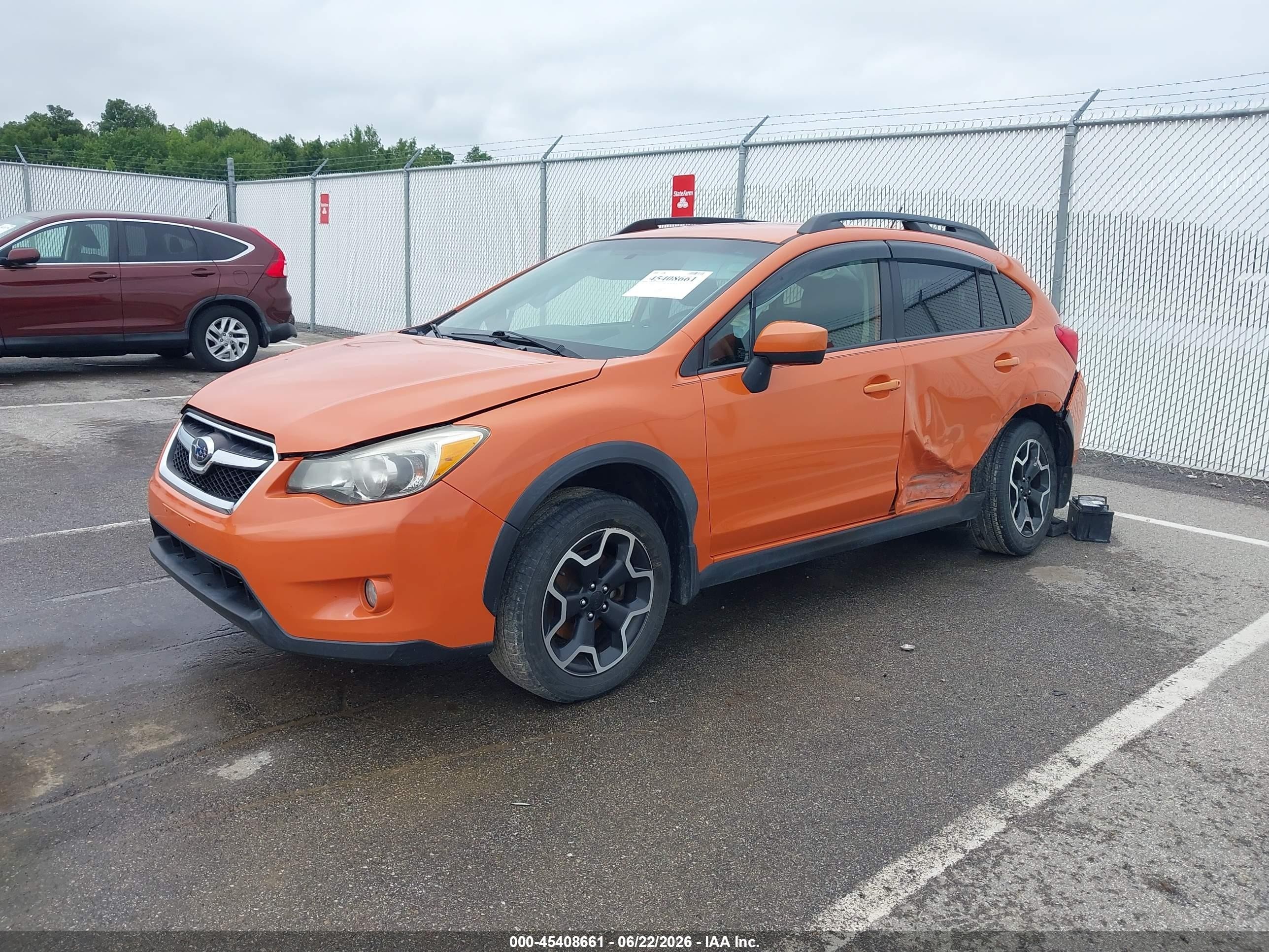 2015 Subaru Xv Crosstrek 2.0i Premium Оранжевый vin: JF2GPACC2F8238580