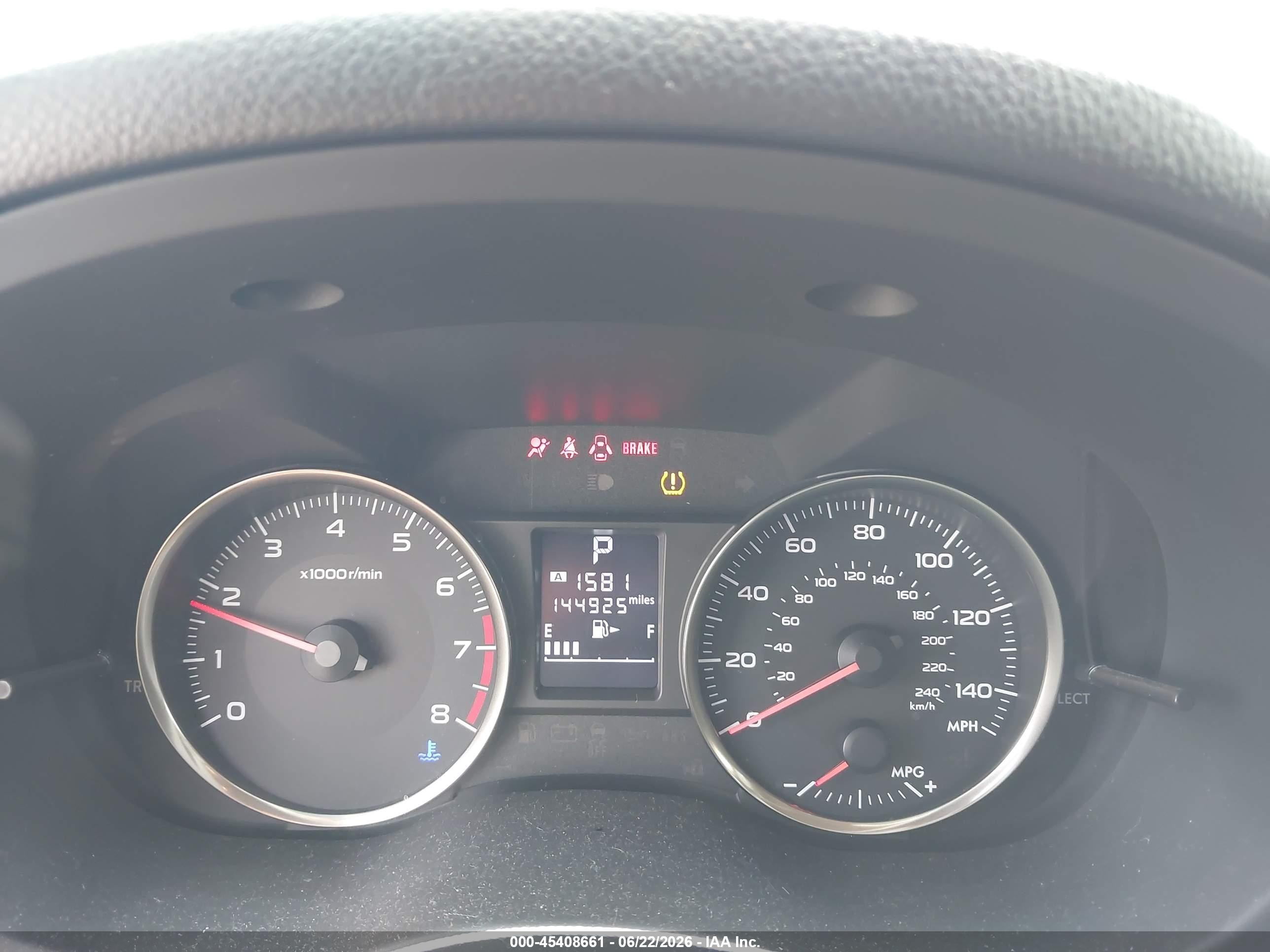 2015 Subaru Xv Crosstrek 2.0i Premium Оранжевый vin: JF2GPACC2F8238580