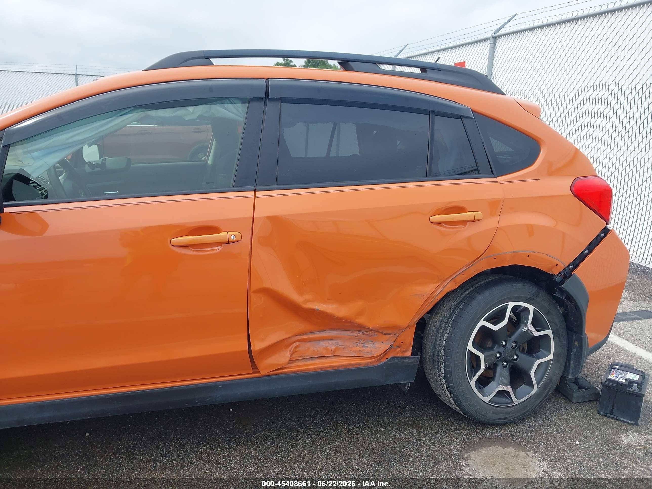 2015 Subaru Xv Crosstrek 2.0i Premium Оранжевый vin: JF2GPACC2F8238580