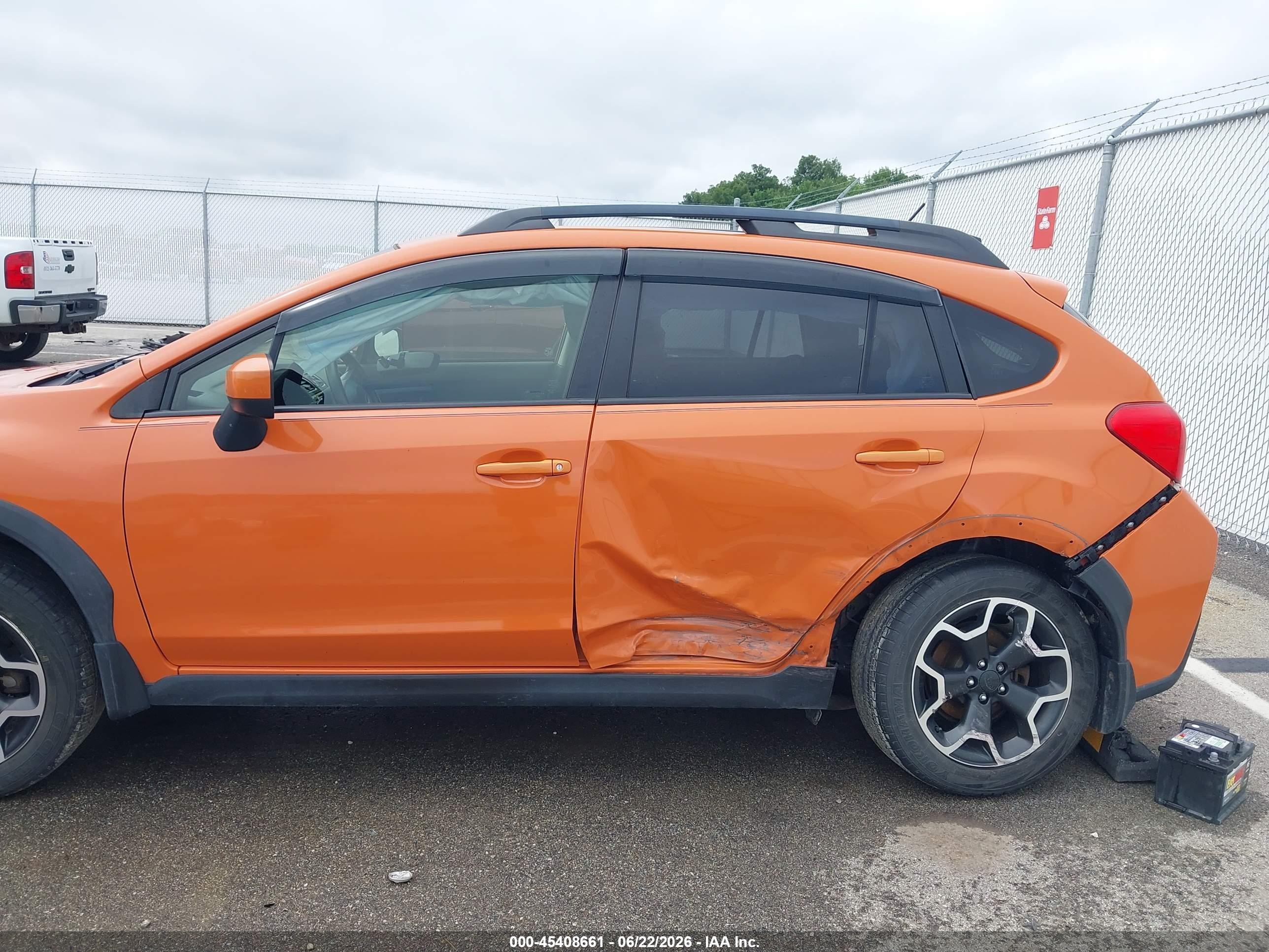 2015 Subaru Xv Crosstrek 2.0i Premium Оранжевый vin: JF2GPACC2F8238580