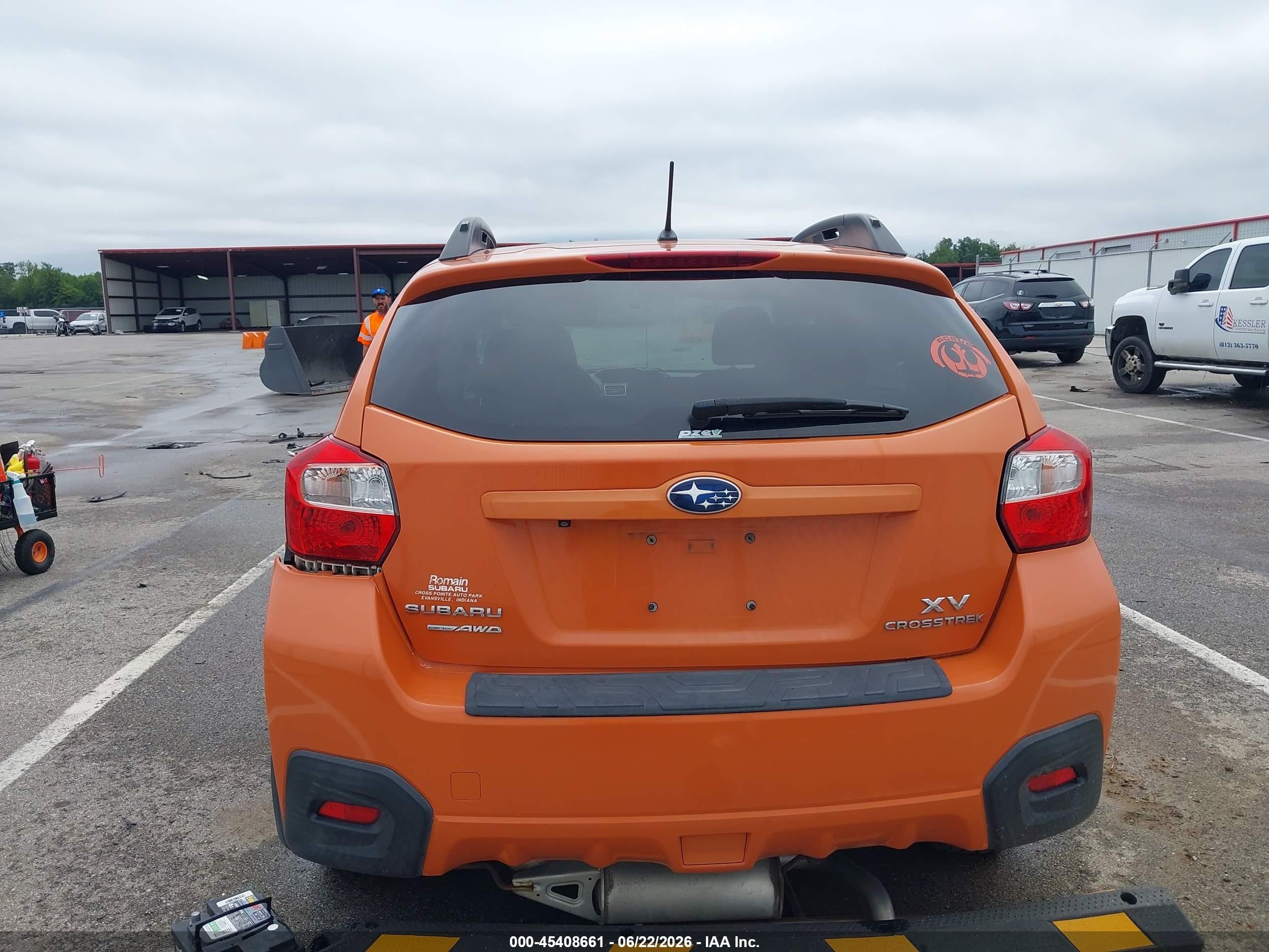 2015 Subaru Xv Crosstrek 2.0i Premium Оранжевый vin: JF2GPACC2F8238580