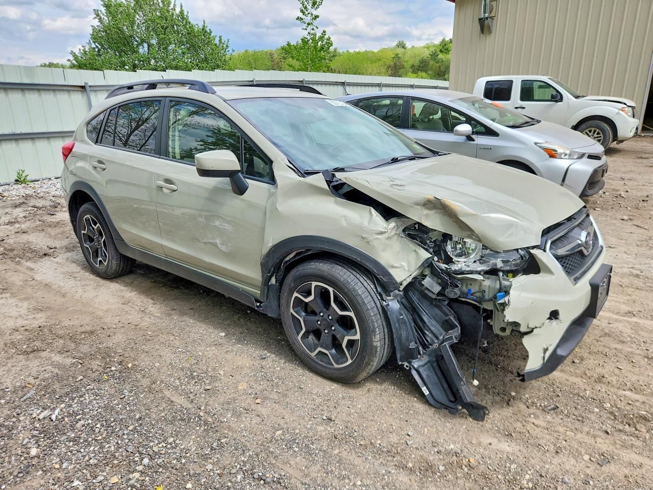 2015 Subaru Xv Crosstrek 2.0 Premium Tan vin: JF2GPACC2F8256979