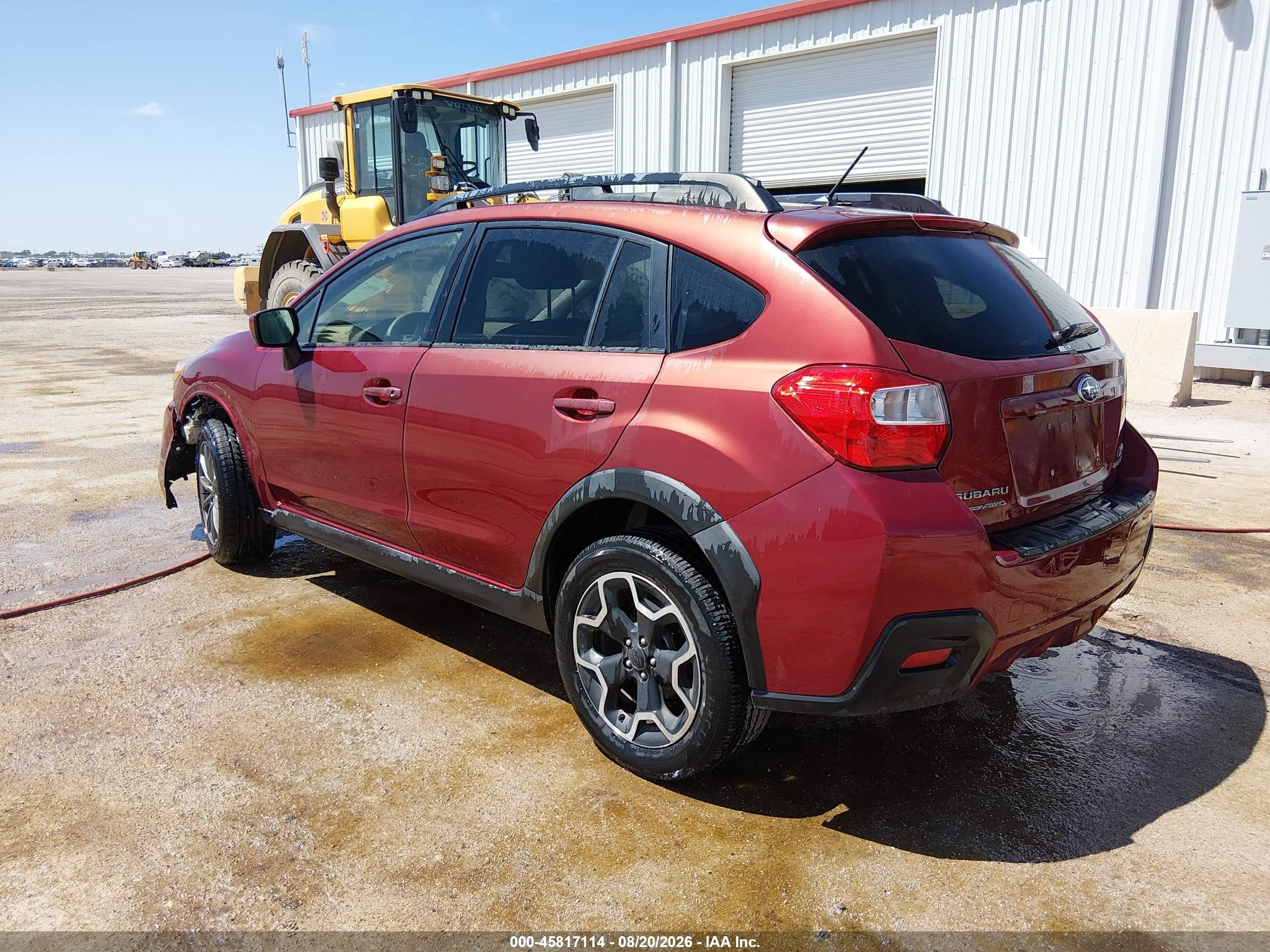 2015 Subaru Xv Crosstrek Premium Red vin: JF2GPACC2F8283289