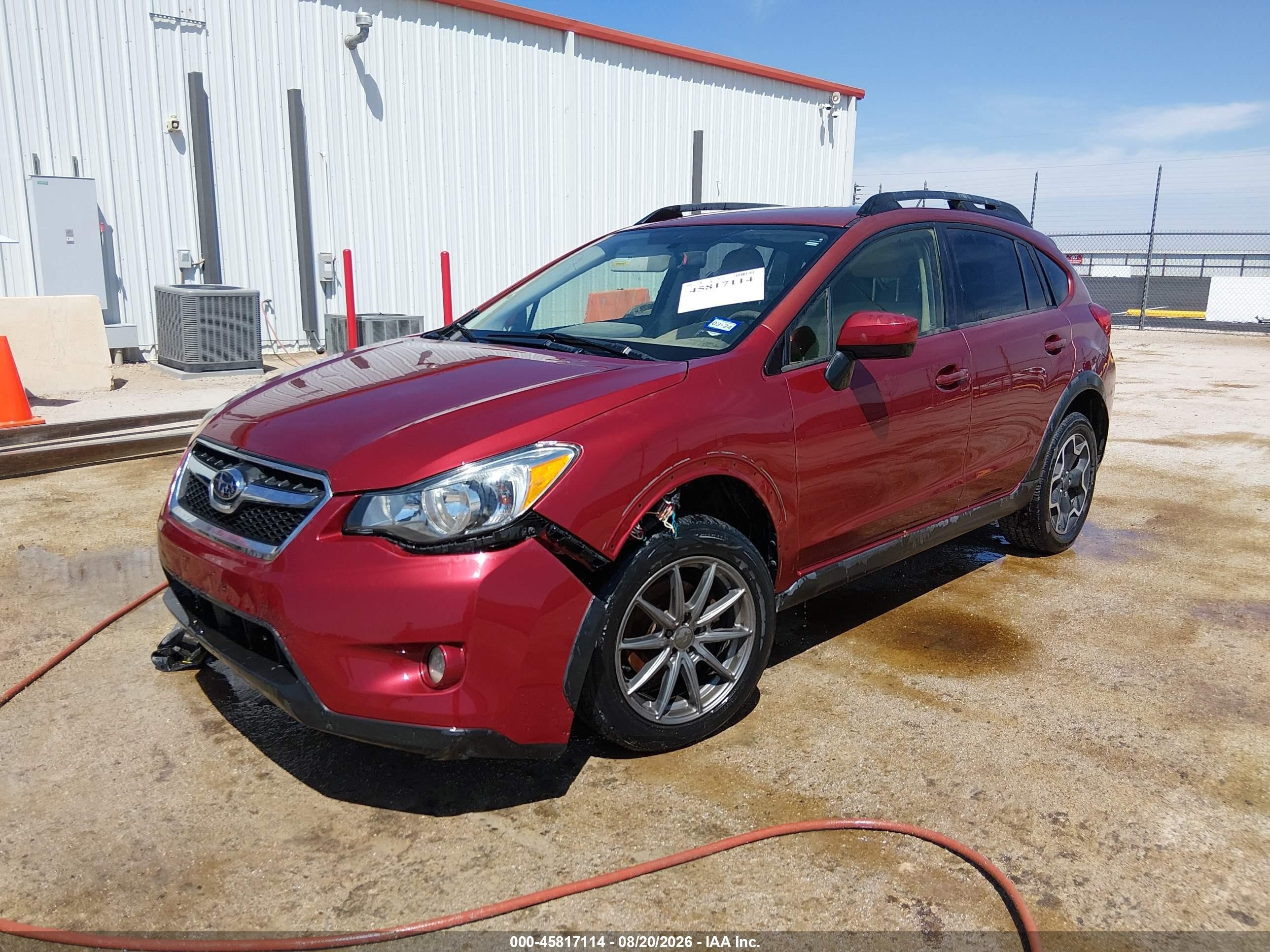 2015 Subaru Xv Crosstrek Premium Red vin: JF2GPACC2F8283289