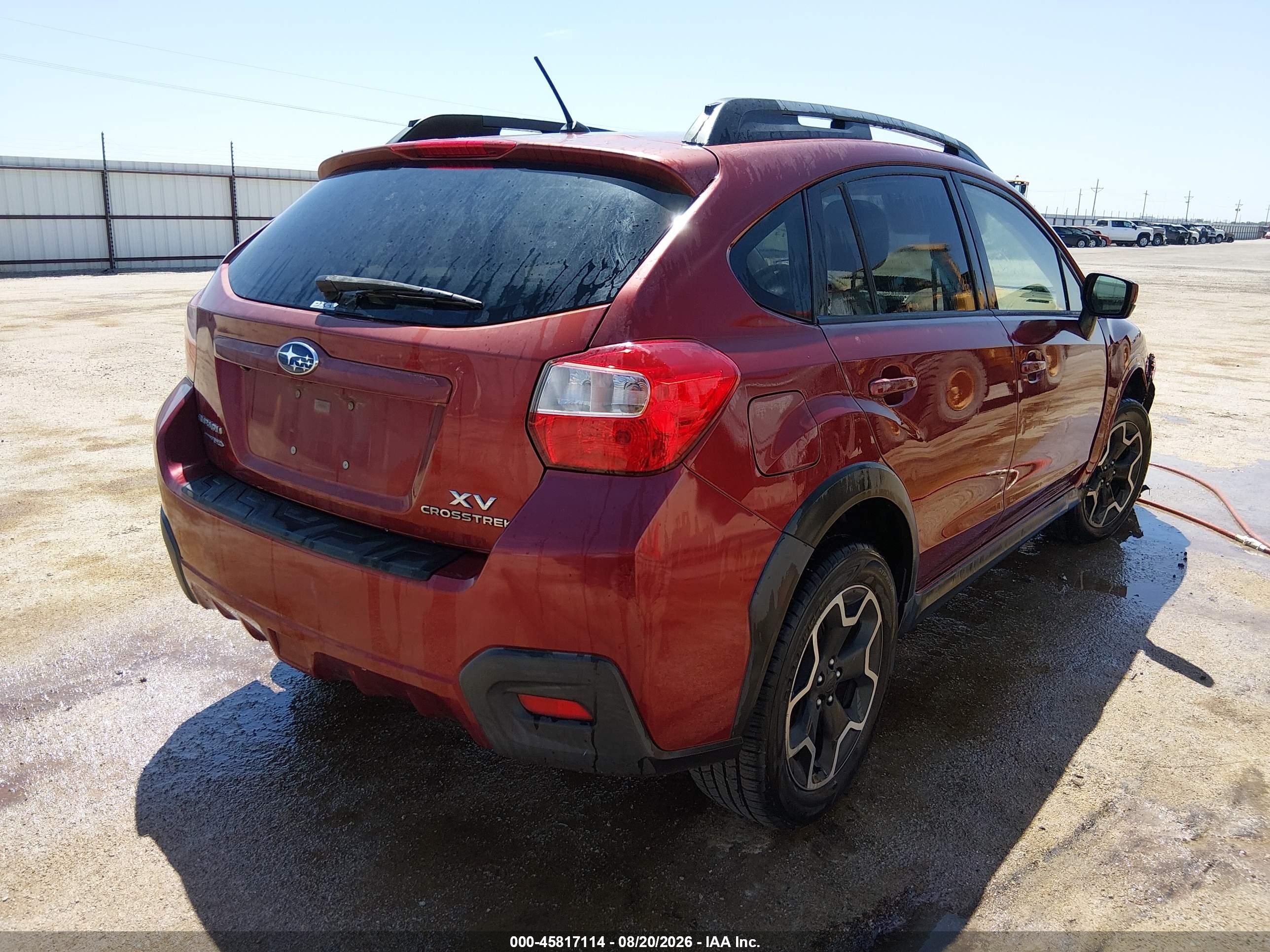 2015 Subaru Xv Crosstrek Premium Red vin: JF2GPACC2F8283289
