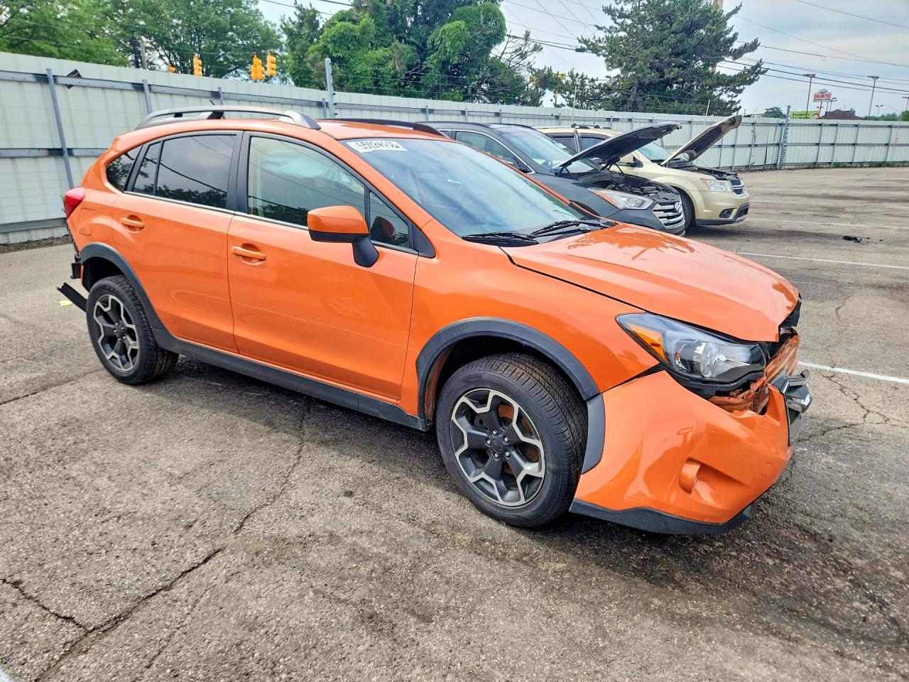 2015 Subaru Xv Crosstrek 2.0 Premium Оранжевый vin: JF2GPACC2F8306375