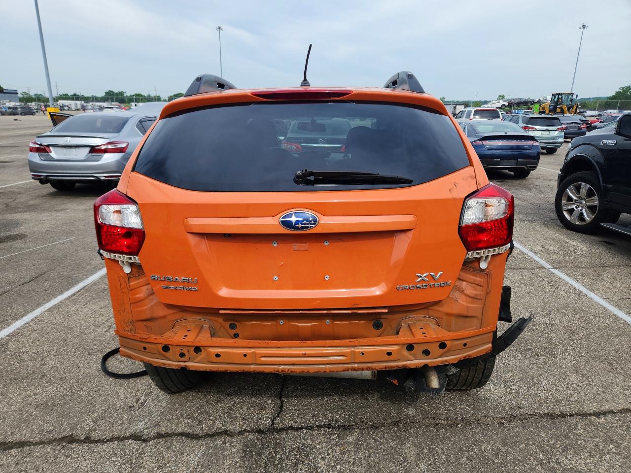 2015 Subaru Xv Crosstrek 2.0 Premium Оранжевый vin: JF2GPACC2F8306375