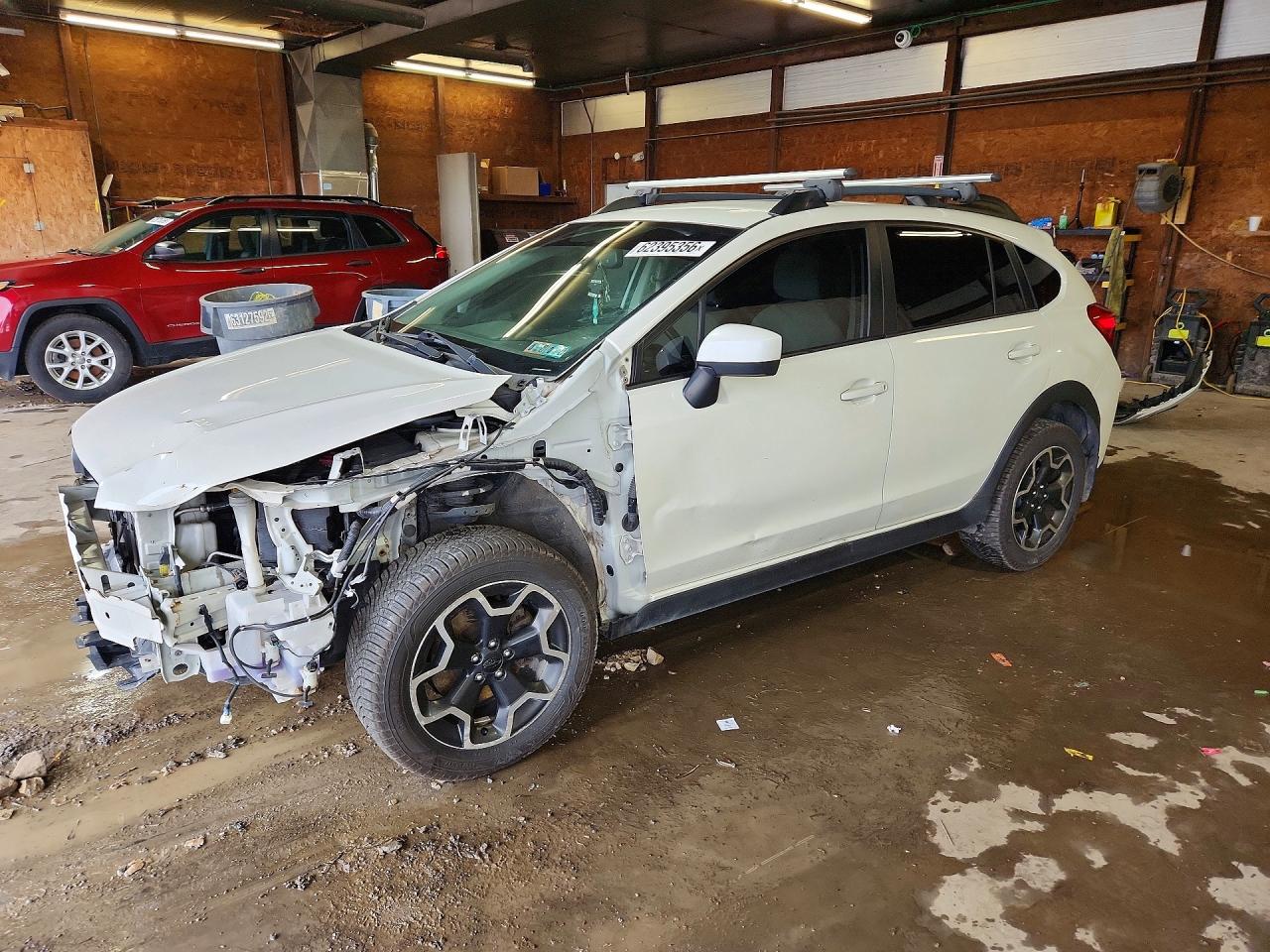 2015 Subaru Xv Crosstrek 2.0 Premium White vin: JF2GPACC2F9222762