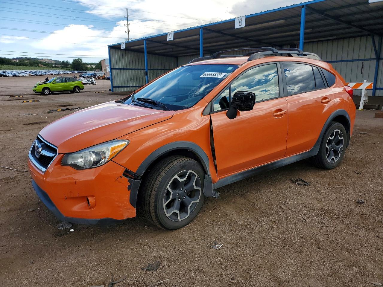 2013 Subaru Xv Crosstrek 2.0 Premium Orange vin: JF2GPACC3D1878447