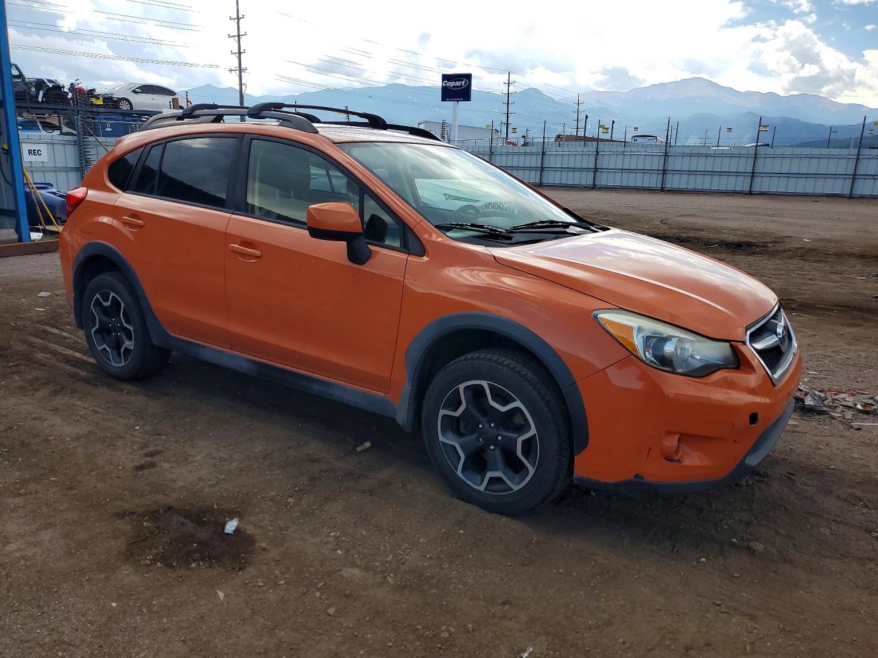 2013 Subaru Xv Crosstrek 2.0 Premium Orange vin: JF2GPACC3D1878447