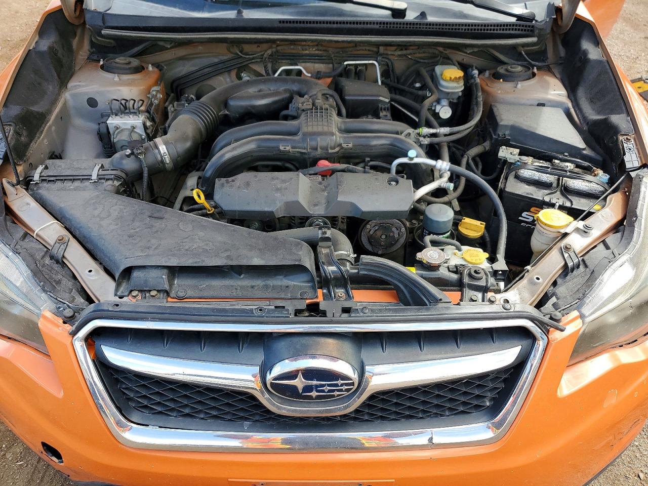 2013 Subaru Xv Crosstrek 2.0 Premium Orange vin: JF2GPACC3D1878447