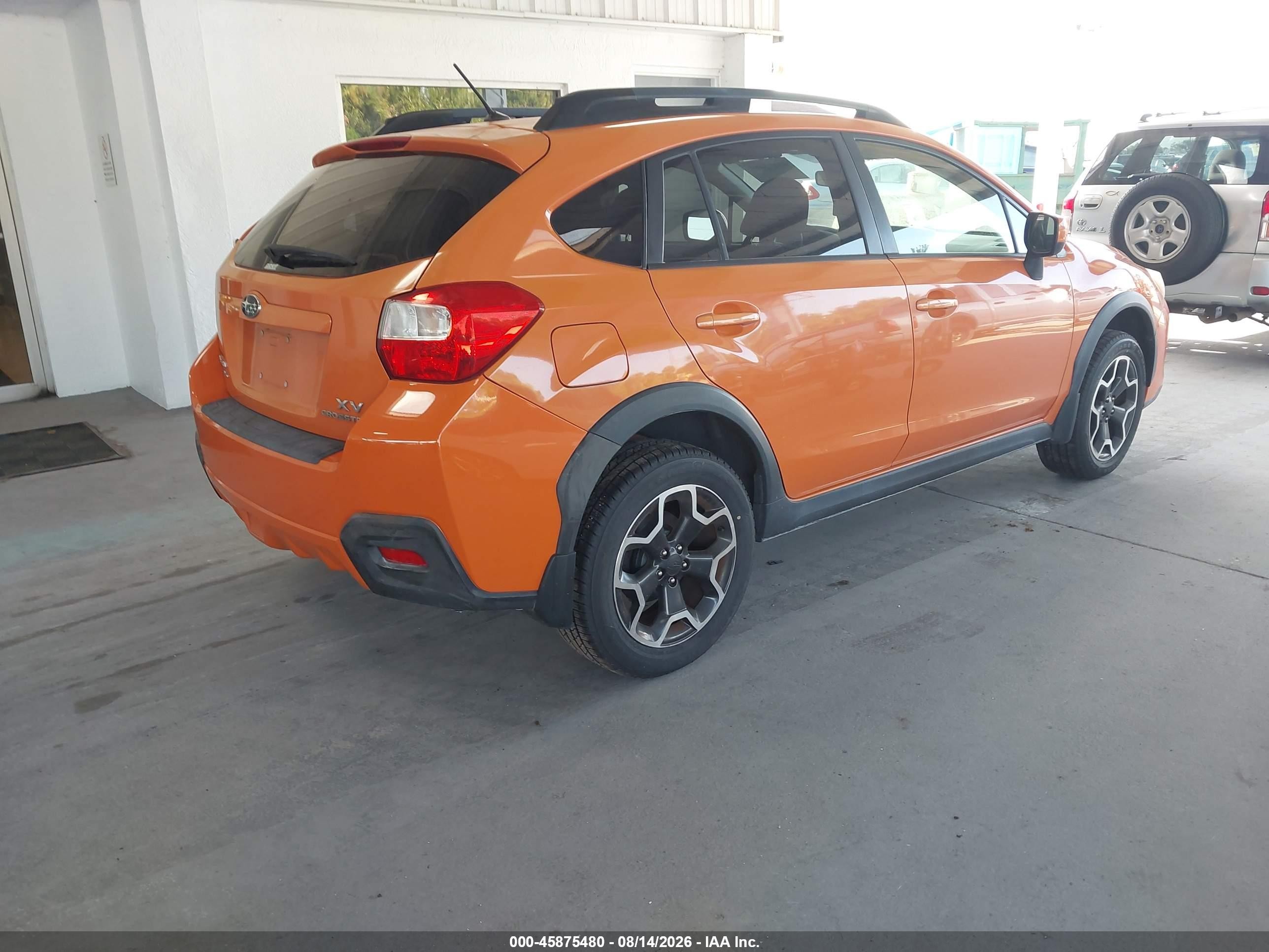 2013 Subaru Xv Crosstrek 2.0i Premium Оранжевый vin: JF2GPACC3D2818548